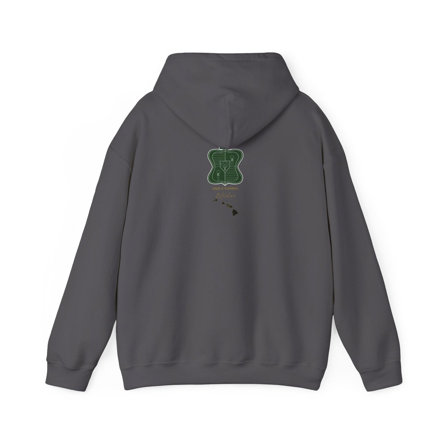 Hale O Kanaka - Crest - Moloka’i - Unisex Heavy Blend™ Hooded Sweatshirt