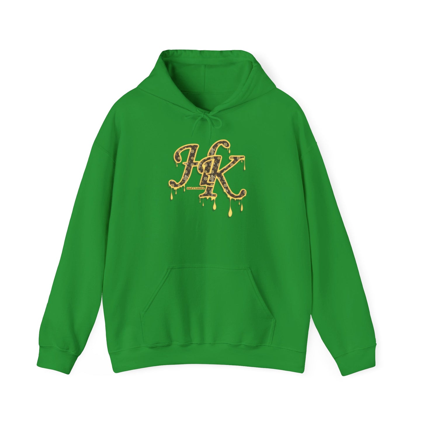 Hale O Kanaka - Da Drip Gold - MHK - Unisex Heavy Blend™ Hooded Sweatshirt