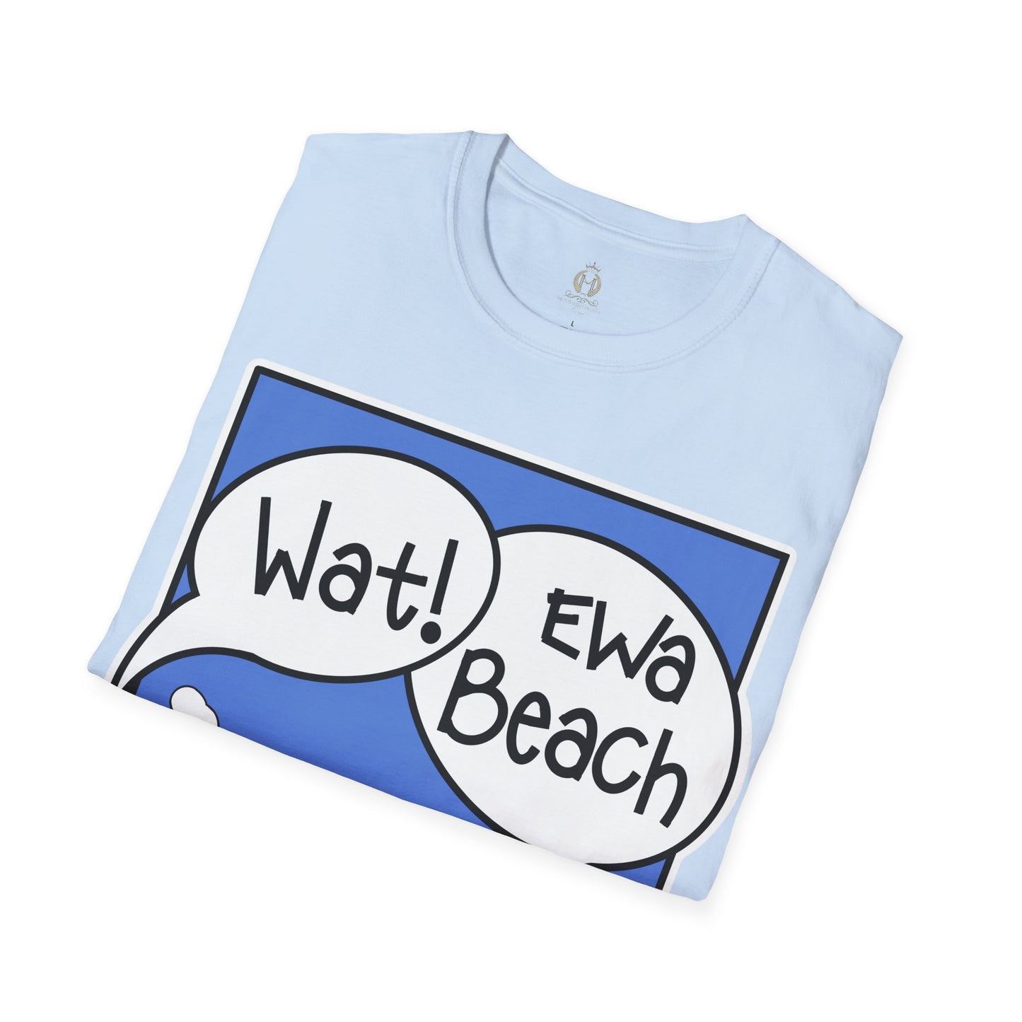 Wat Ewa Beach Dr. Aisus - Blue -Unisex Softstyle T-Shirt