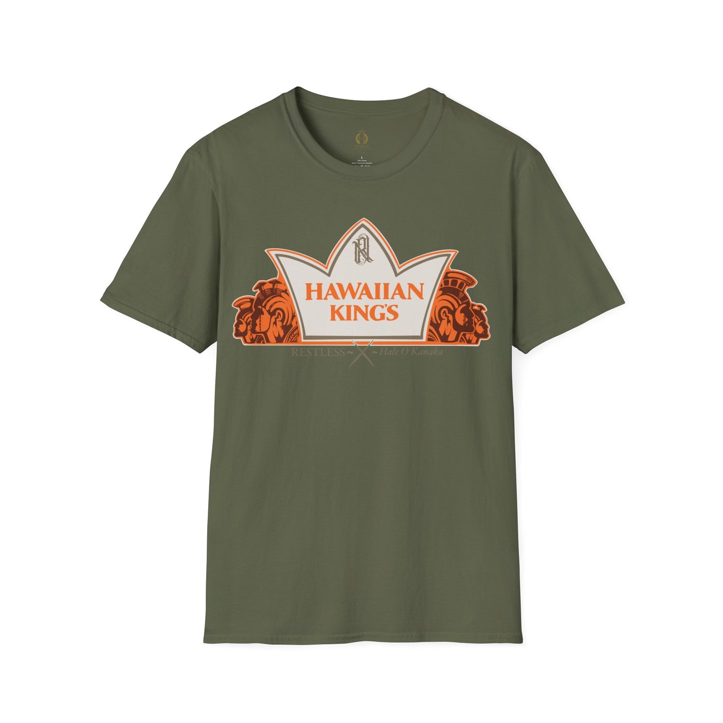 LIMITED EDITION Hawaiian Kings - RESTLESS x Hale O Kanaka Collab - MHK - Unisex Softstyle T-Shirt