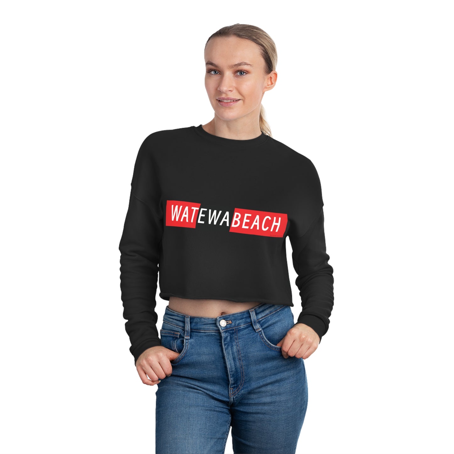 WATEWABEACH Elite - MHK -Women's Cropped Sweatshirt