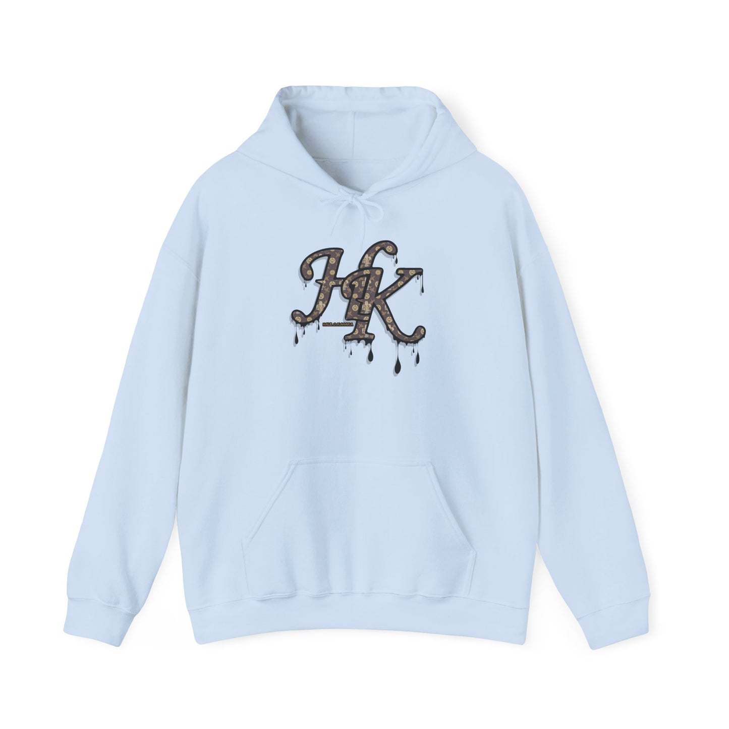 Hale O Kanaka - Da Drip Black - MHK - Unisex Heavy Blend™ Hooded Sweatshirt