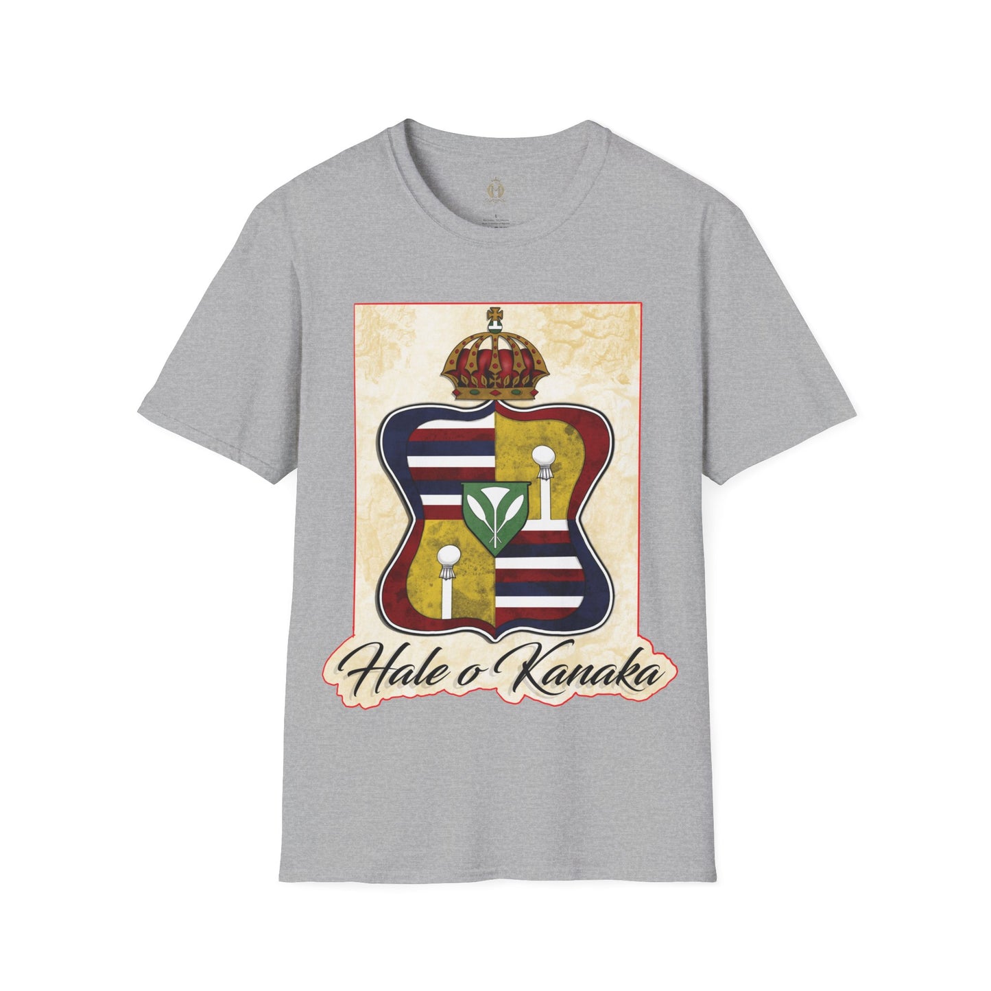 Hale O Kanaka - Crest - Da Koko drip -Unisex Softstyle T-Shirt