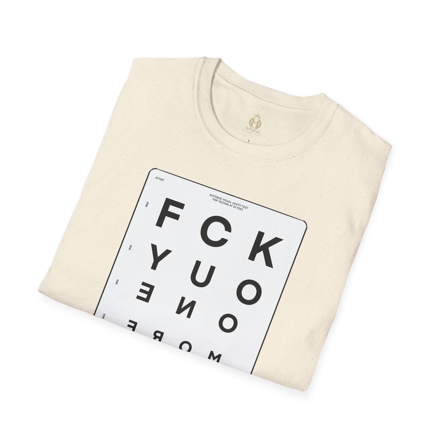 MHK - FU1MORE-SEEING EYE CHART-MDFU- Po’okela Fitness - Unisex Softstyle T-Shirt