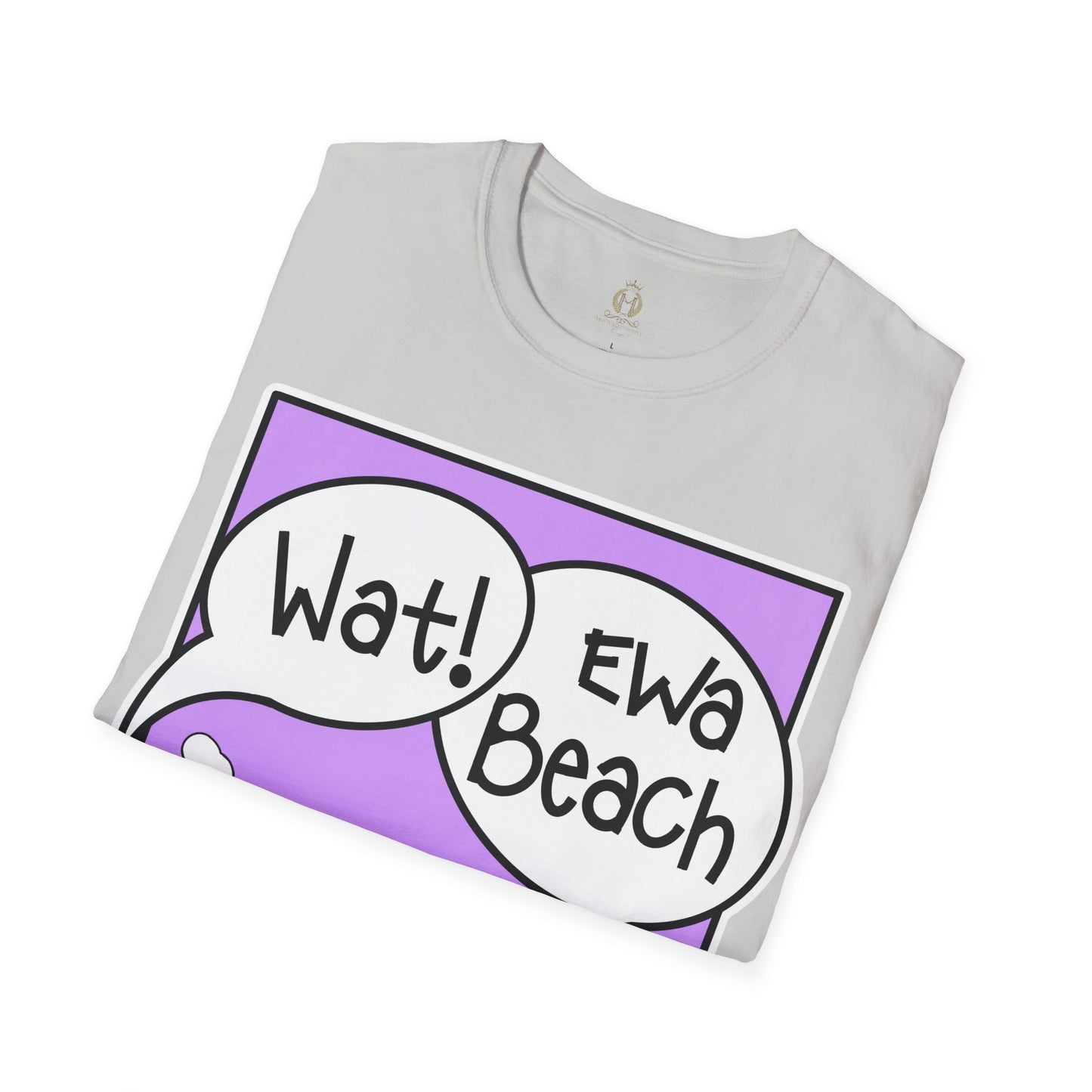 Wat Ewa Beach Dr. Aisus - Purple -Unisex Softstyle T-Shirt