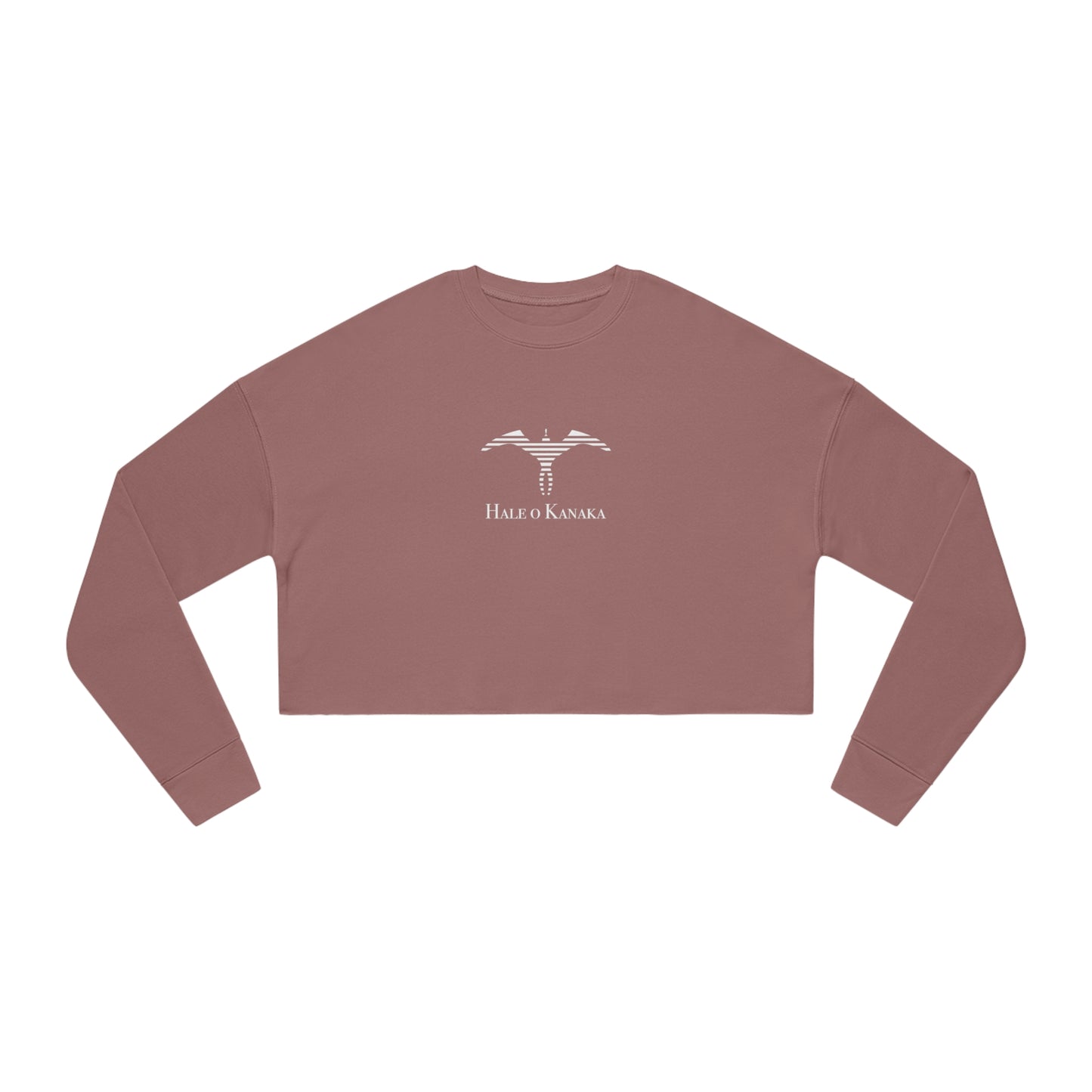 Hale O Kanaka (Protected) - MHK -Women's Cropped Sweatshirt