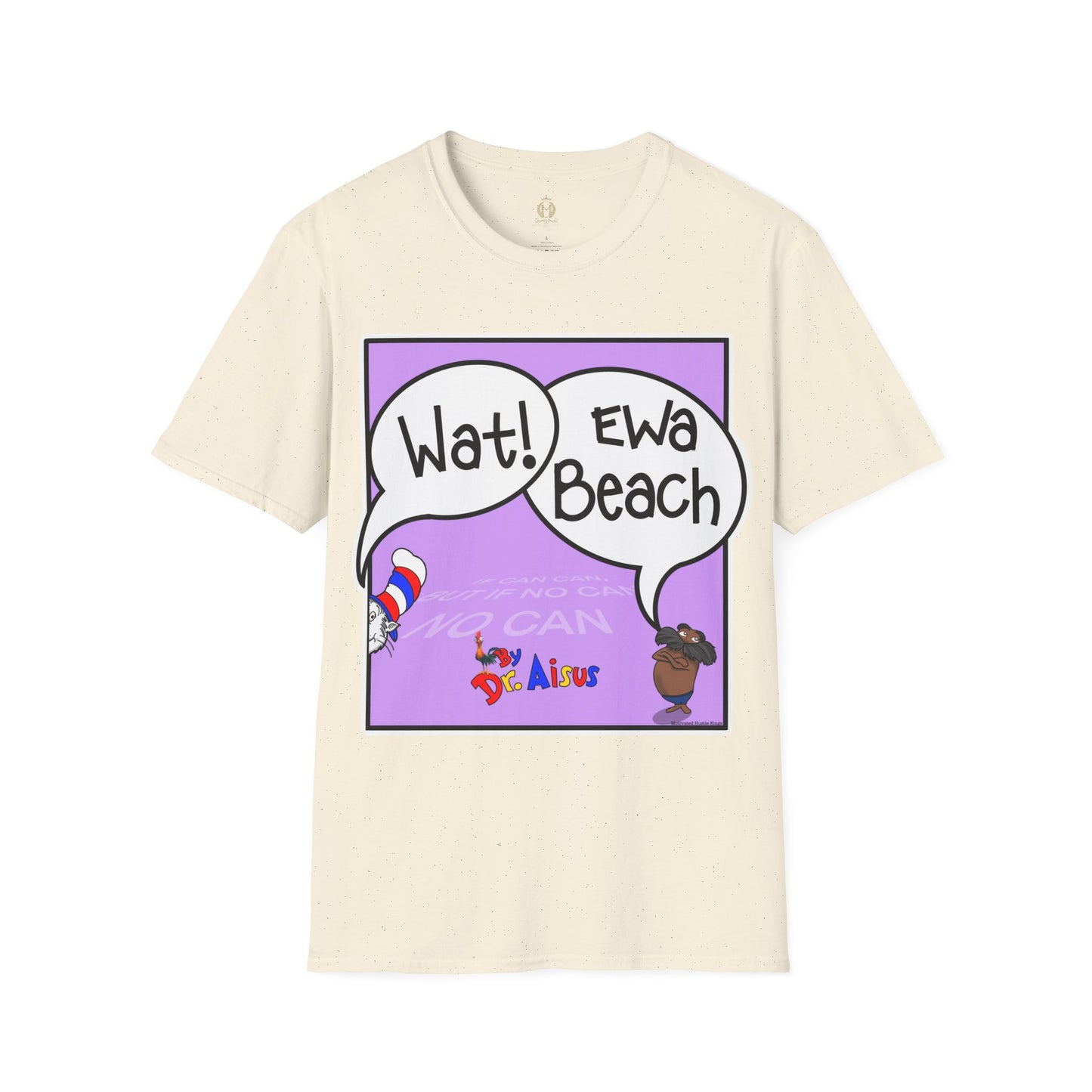 Wat Ewa Beach Dr. Aisus - Purple -Unisex Softstyle T-Shirt