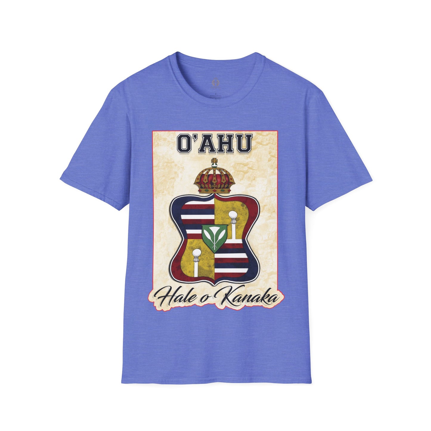 Hale O Kanaka - Crest - O’ahu -Unisex Softstyle T-Shirt