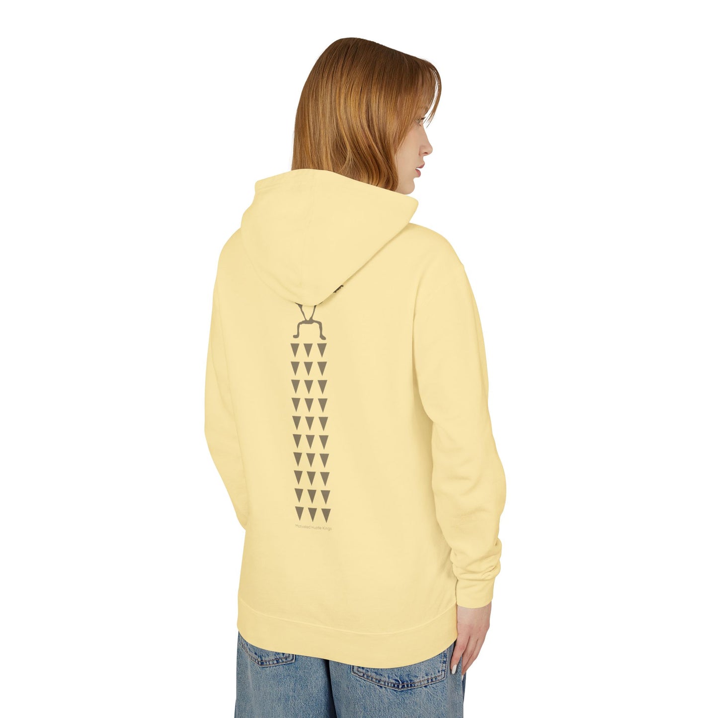 Unisex Lightweight Hooded Sweatshirt - Vintage Moloka’i Design