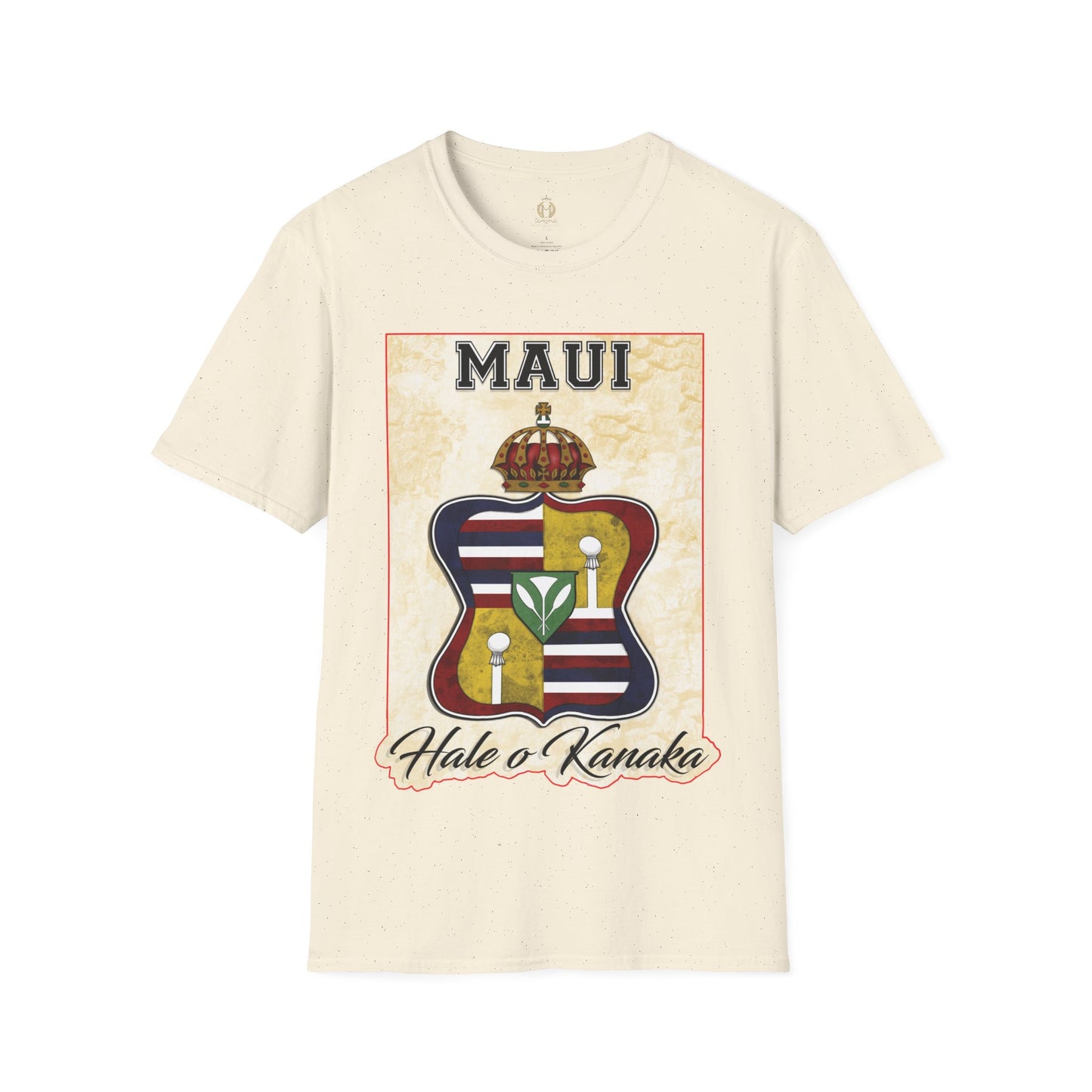 Hale O Kanaka - Crest - Maui -Unisex Softstyle T-Shirt