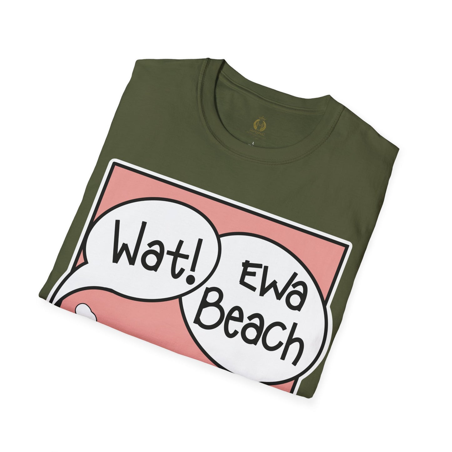 Wat Ewa Beach Dr. Aisus - Pink -Unisex Softstyle T-Shirt