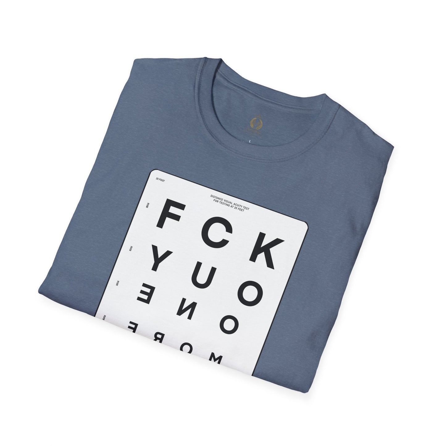 MHK - FU1MORE-SEEING EYE CHART-MDFU- Po’okela Fitness - Unisex Softstyle T-Shirt