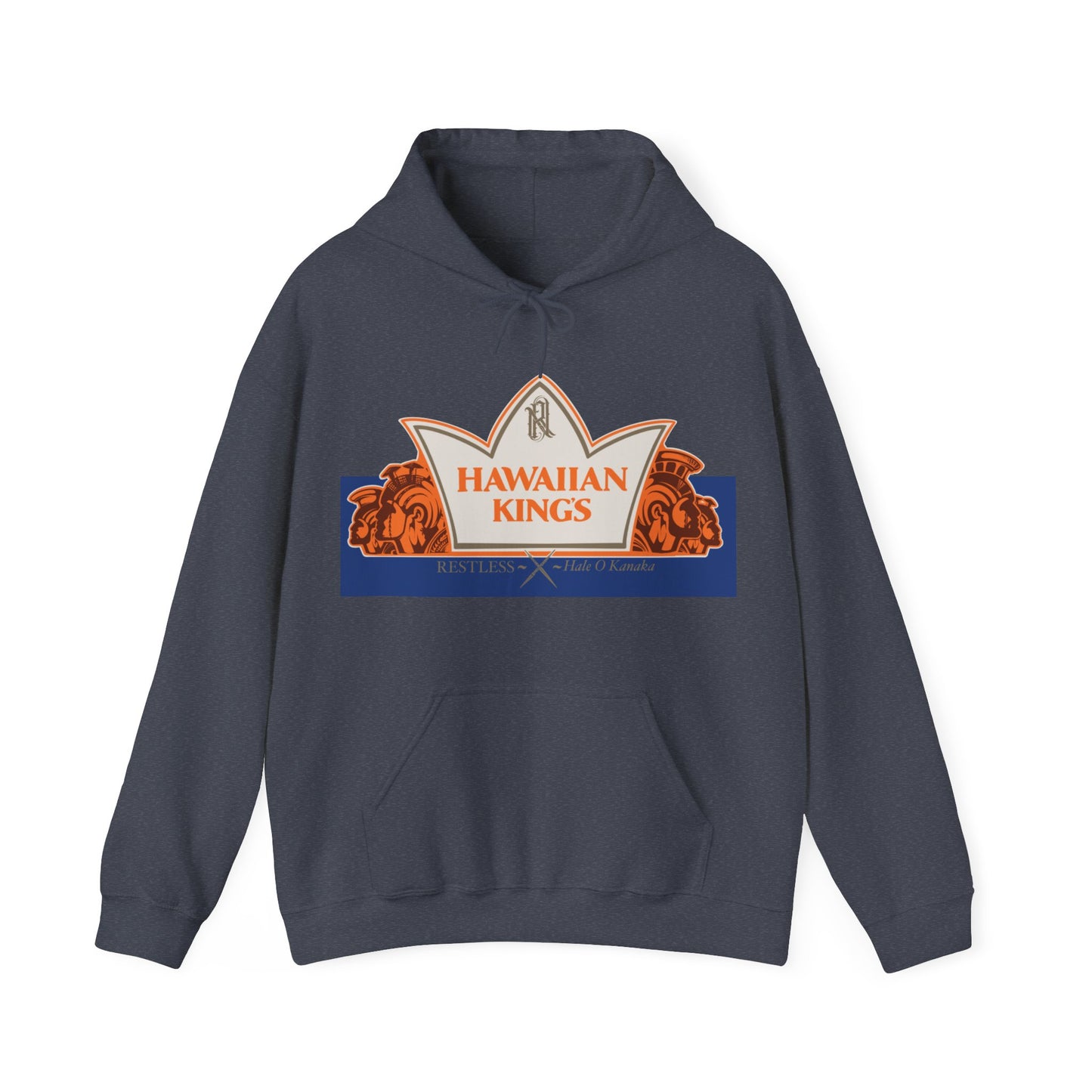 LIMITED EDITION Hawaiian Kings - RESTLESS x Hale O Kanaka Collab - MHK - Unisex Heavy Blend™ Hooded Sweatshirt