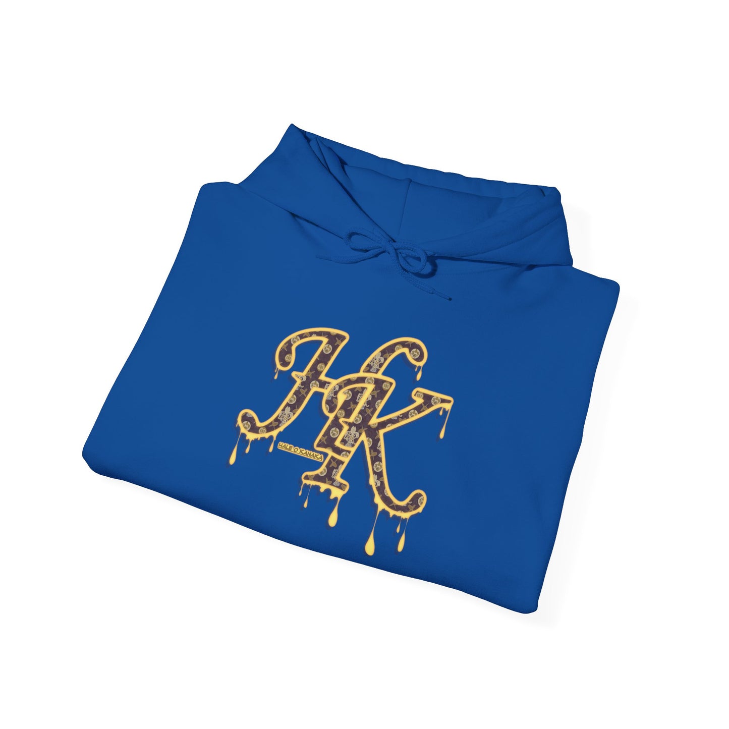 Hale O Kanaka - Da Drip Gold - MHK - Unisex Heavy Blend™ Hooded Sweatshirt
