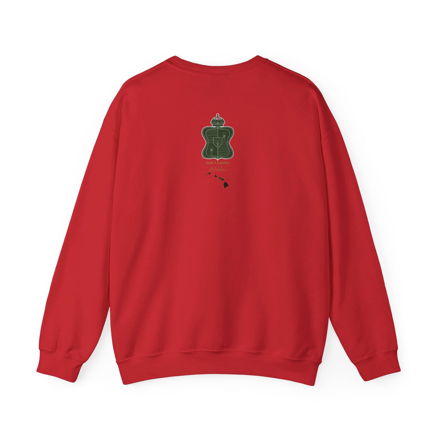 Hale O Kanaka - Crest - Moloka’i - Unisex Heavy Blend™ Crewneck Sweatshirt