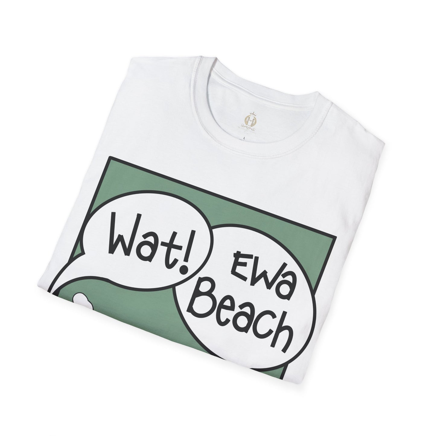 Wat Ewa Beach Dr. Aisus - Green -Unisex Softstyle T-Shirt