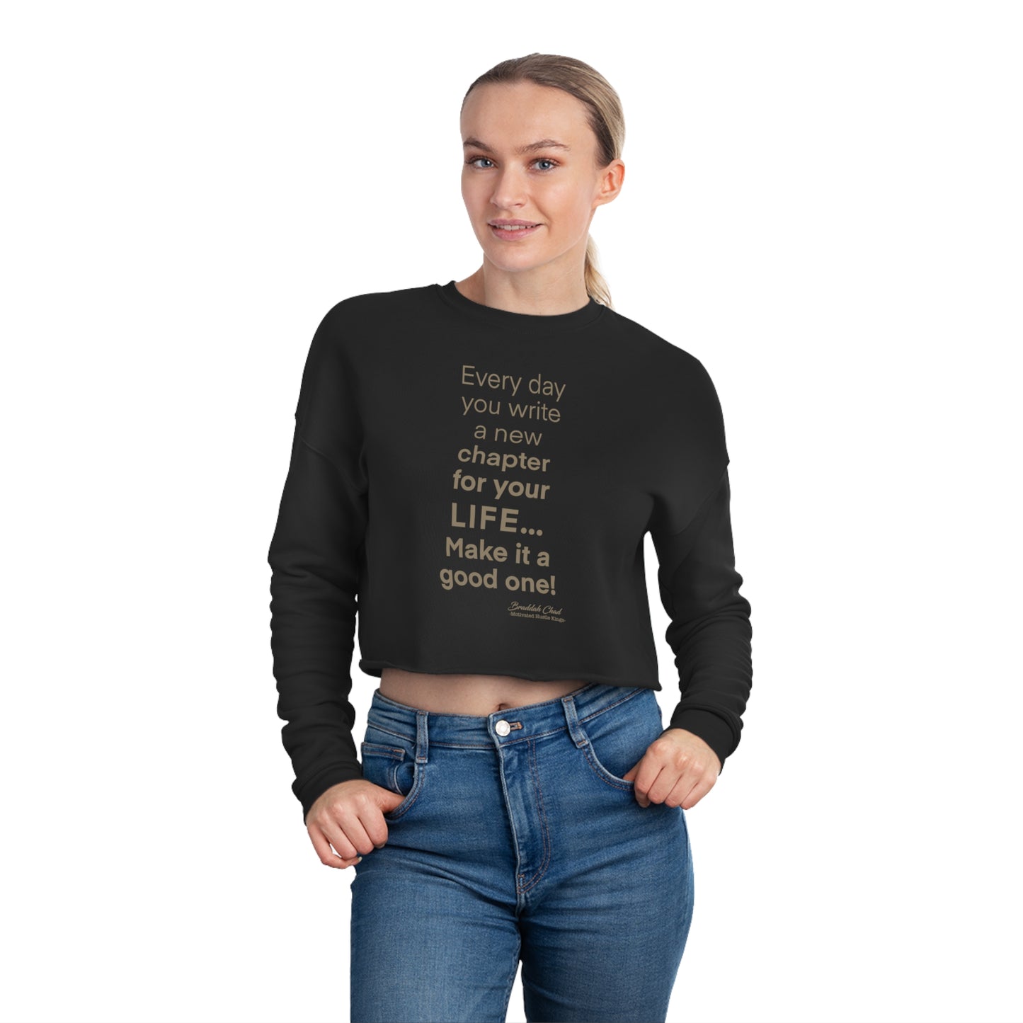 MHK - Tell your Story - Women's Cropped Sweatshirt