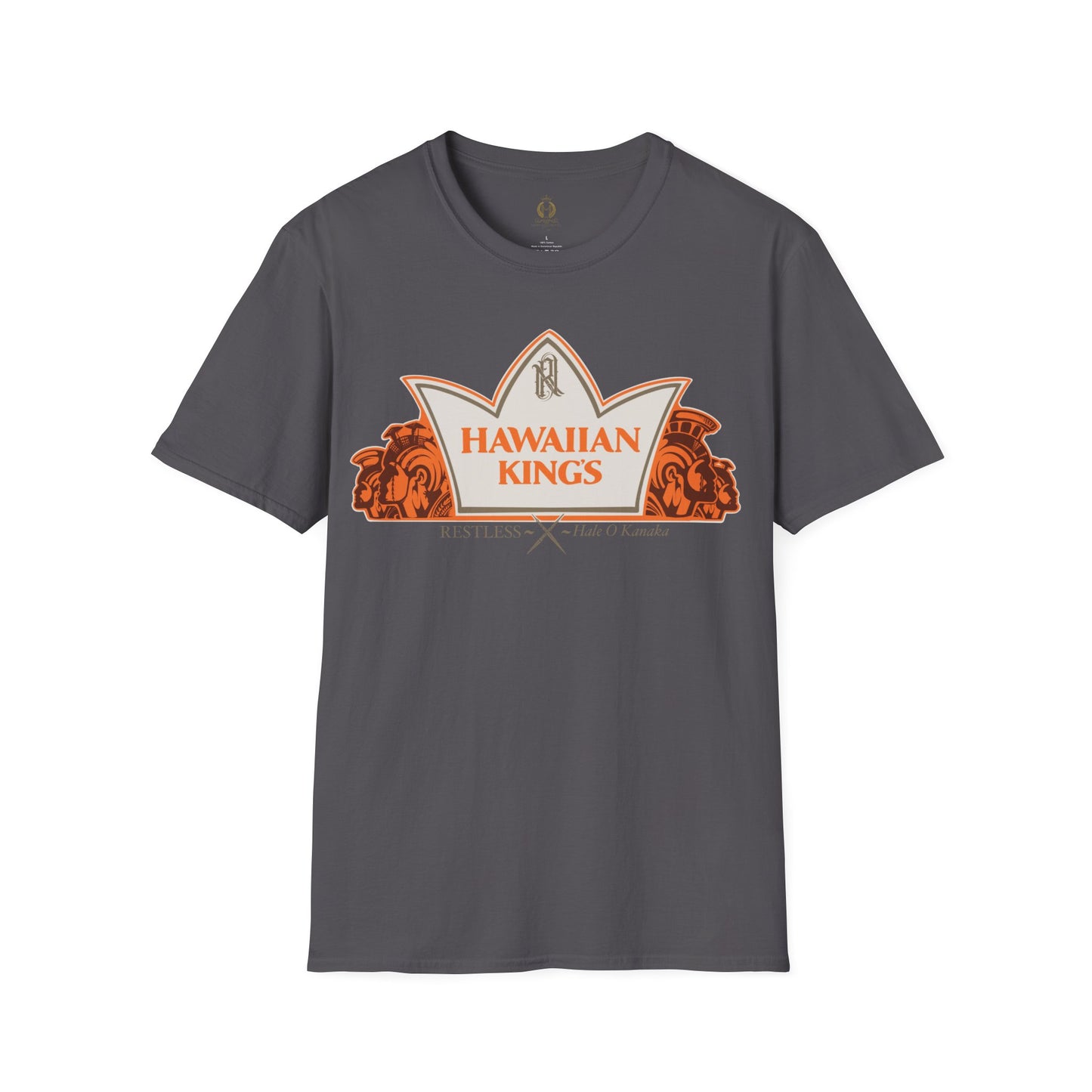 LIMITED EDITION Hawaiian Kings - RESTLESS x Hale O Kanaka Collab - MHK - Unisex Softstyle T-Shirt