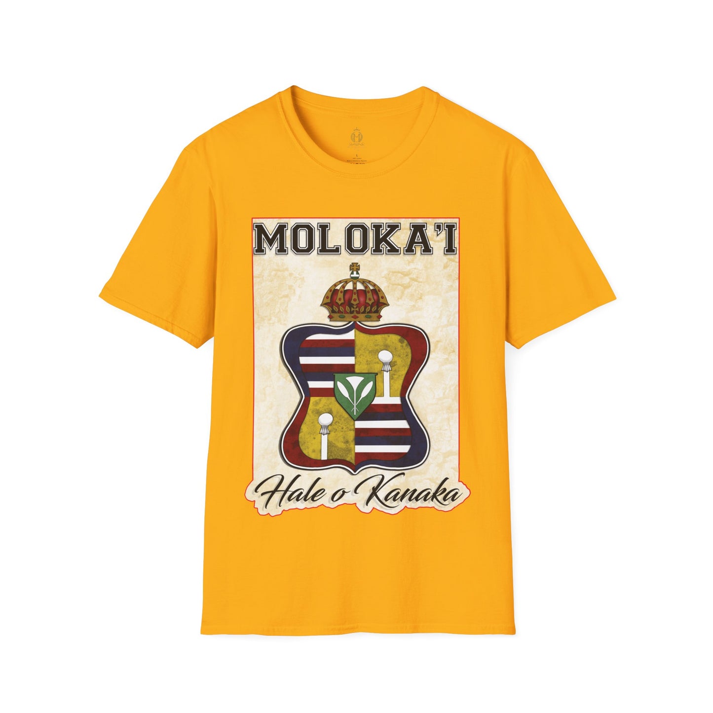 Hale O Kanaka - Crest - Moloka’i -Unisex Softstyle T-Shirt