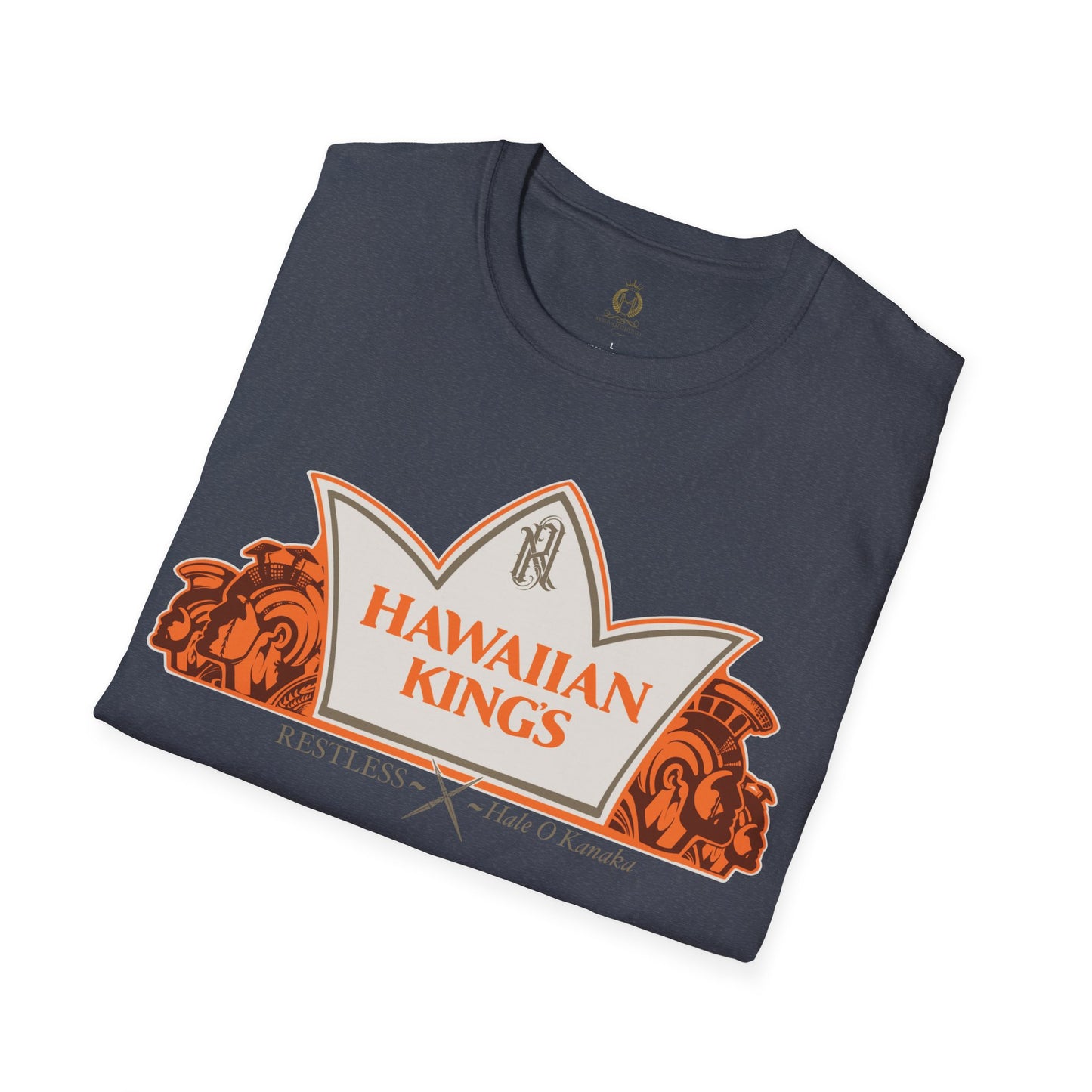 LIMITED EDITION Hawaiian Kings - RESTLESS x Hale O Kanaka Collab - MHK - Unisex Softstyle T-Shirt