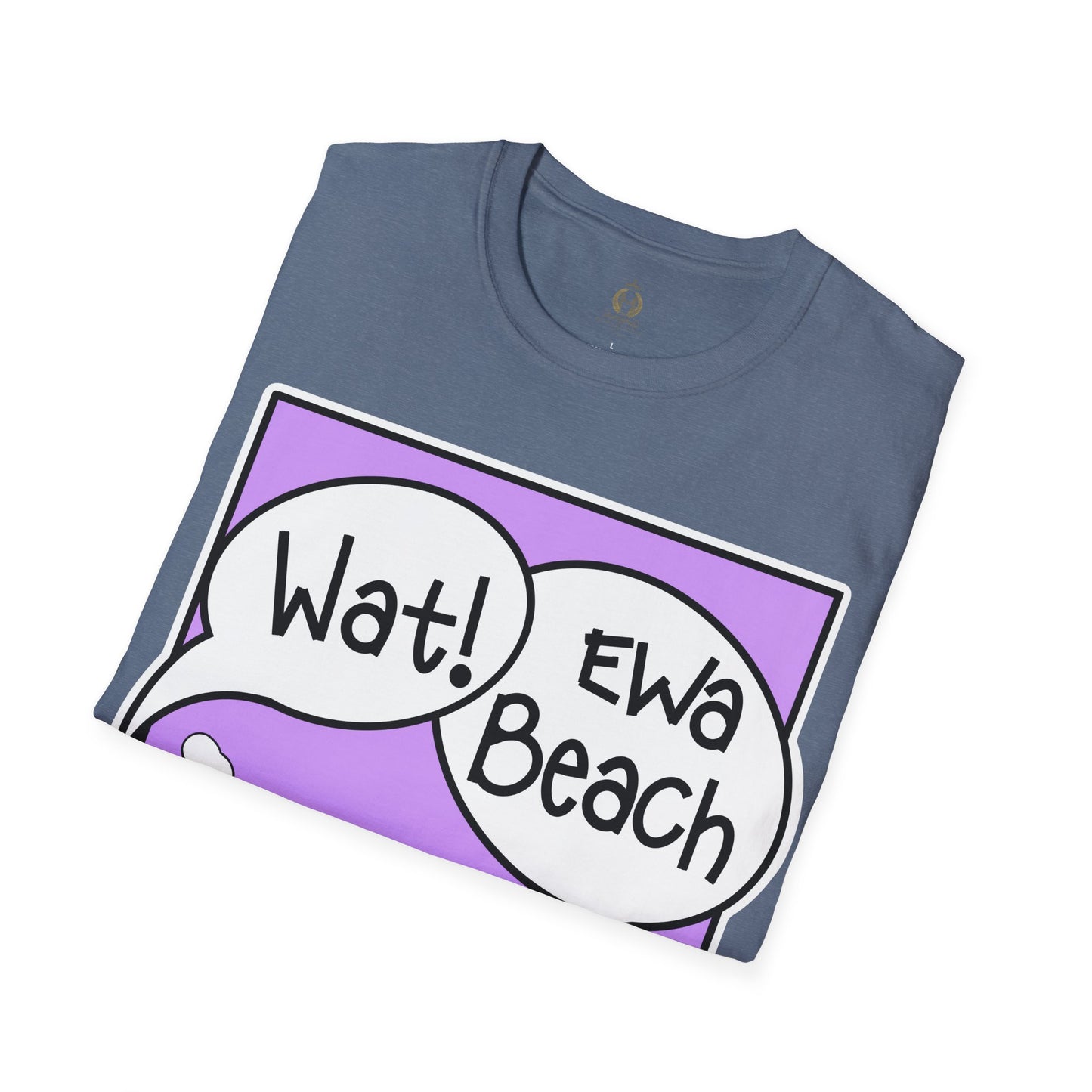 Wat Ewa Beach Dr. Aisus - Purple -Unisex Softstyle T-Shirt