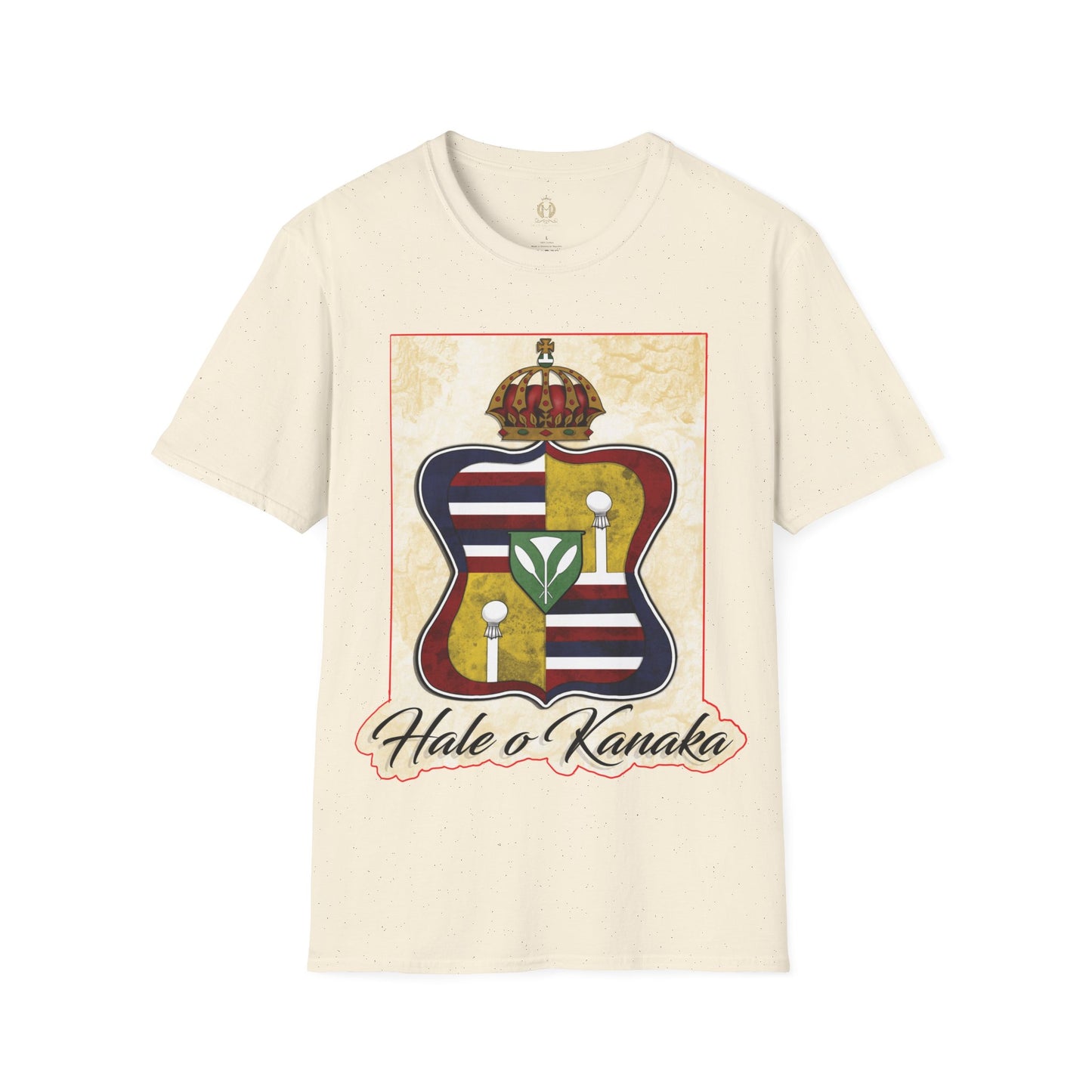 Hale O Kanaka - Crest - Da Koko drip -Unisex Softstyle T-Shirt