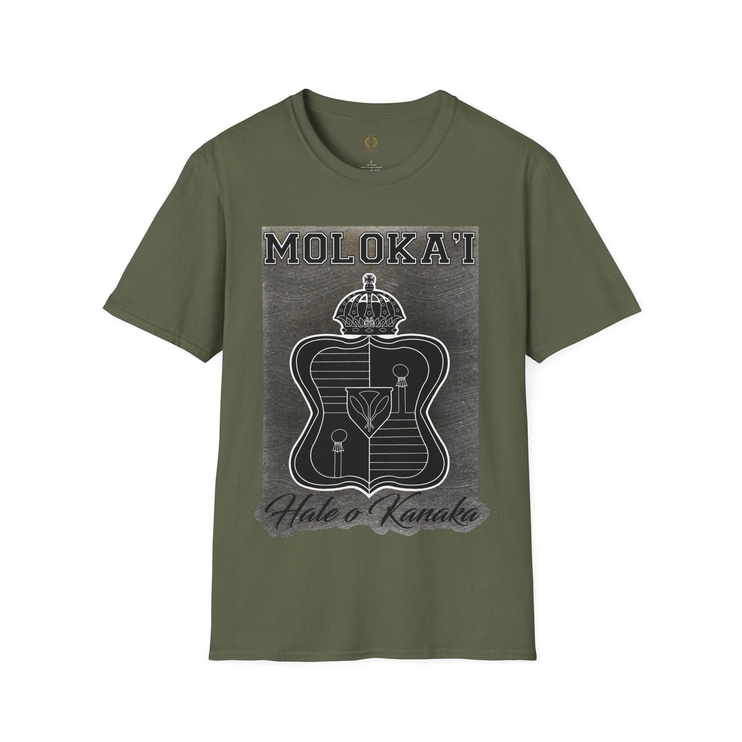 Hale O Kanaka - Crest - Moloka’i -Unisex Softstyle T-Shirt