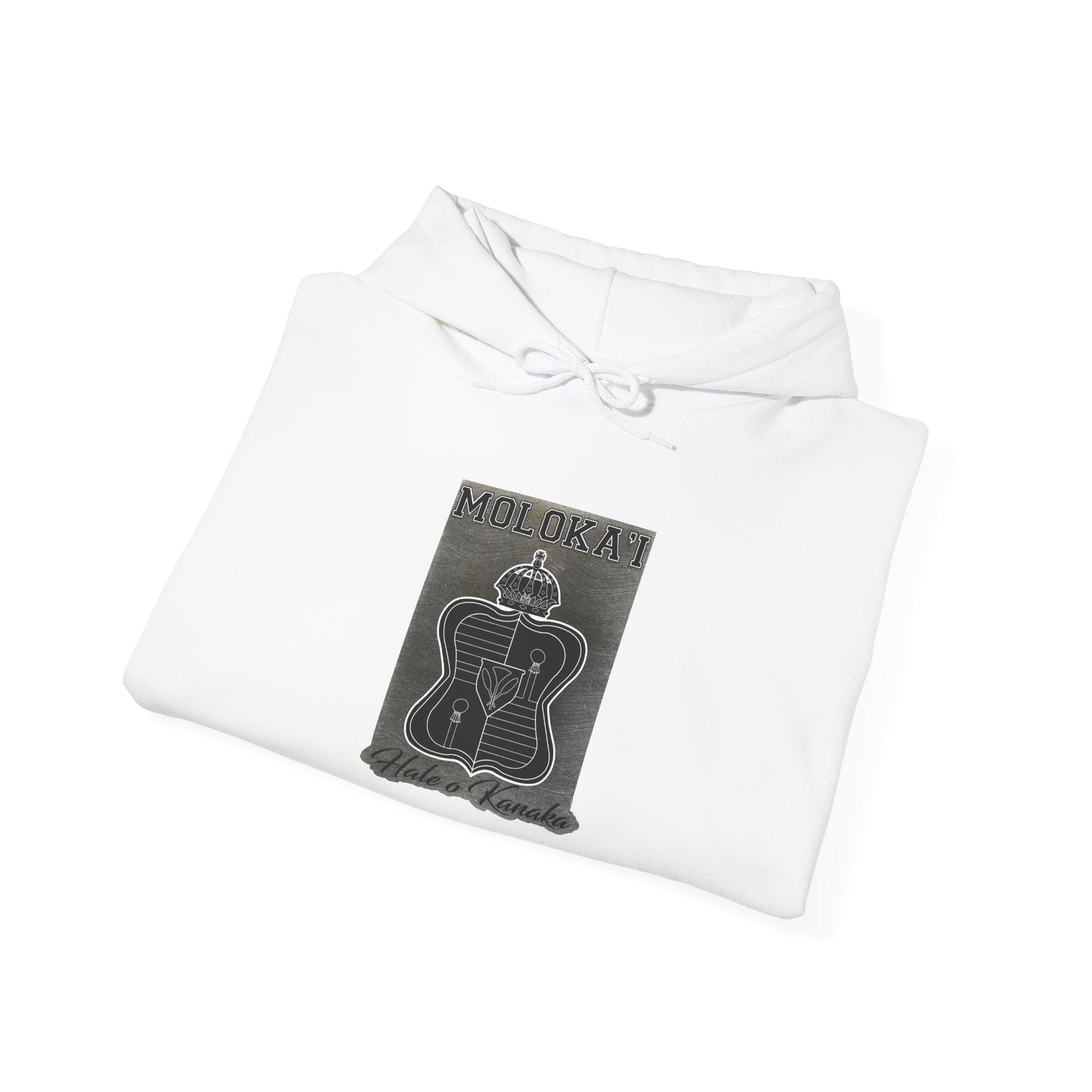Hale O Kanaka - Crest - Moloka’i - Unisex Heavy Blend™ Hooded Sweatshirt