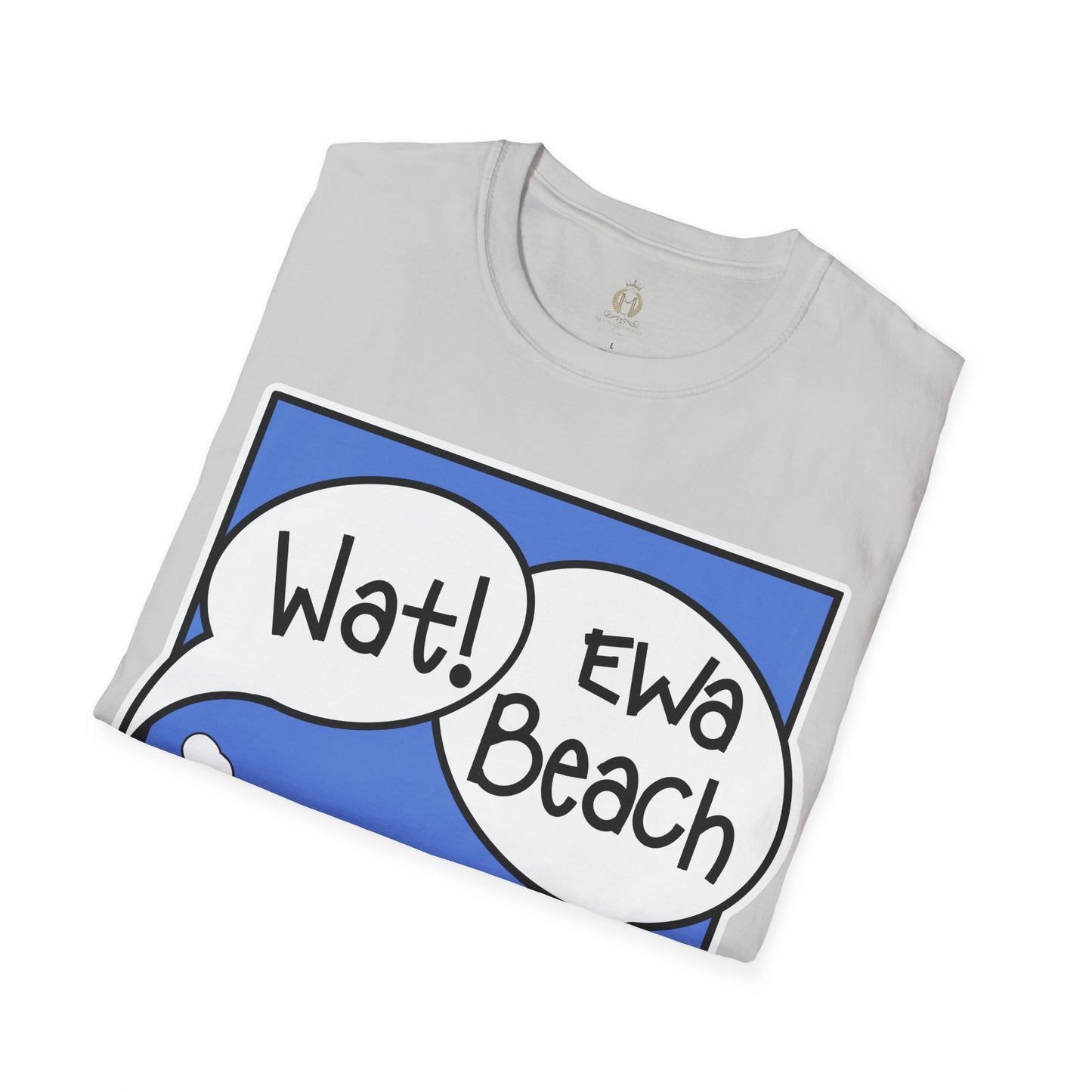 Wat Ewa Beach Dr. Aisus - Blue -Unisex Softstyle T-Shirt