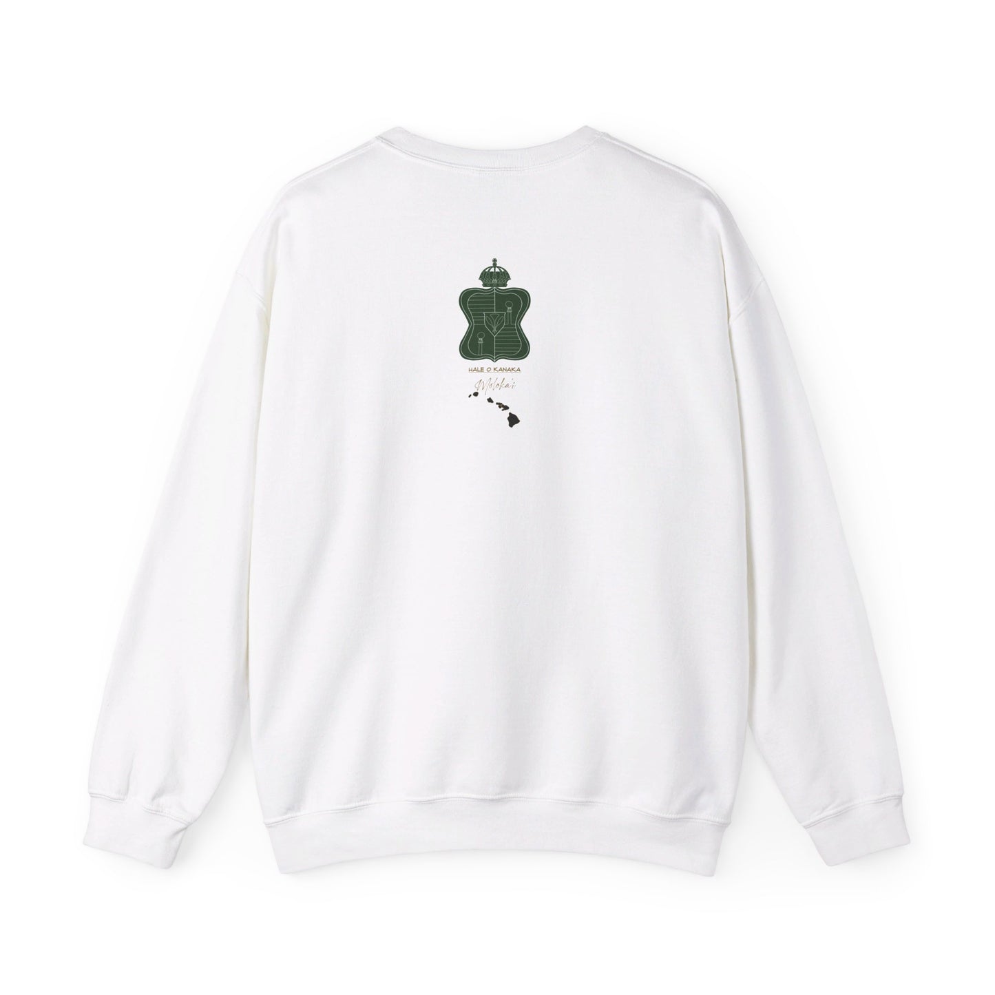 Hale O Kanaka - Crest - Moloka’i - Unisex Heavy Blend™ Crewneck Sweatshirt