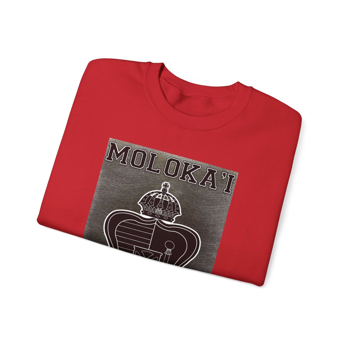 Hale O Kanaka - Crest - Moloka’i - Unisex Heavy Blend™ Crewneck Sweatshirt