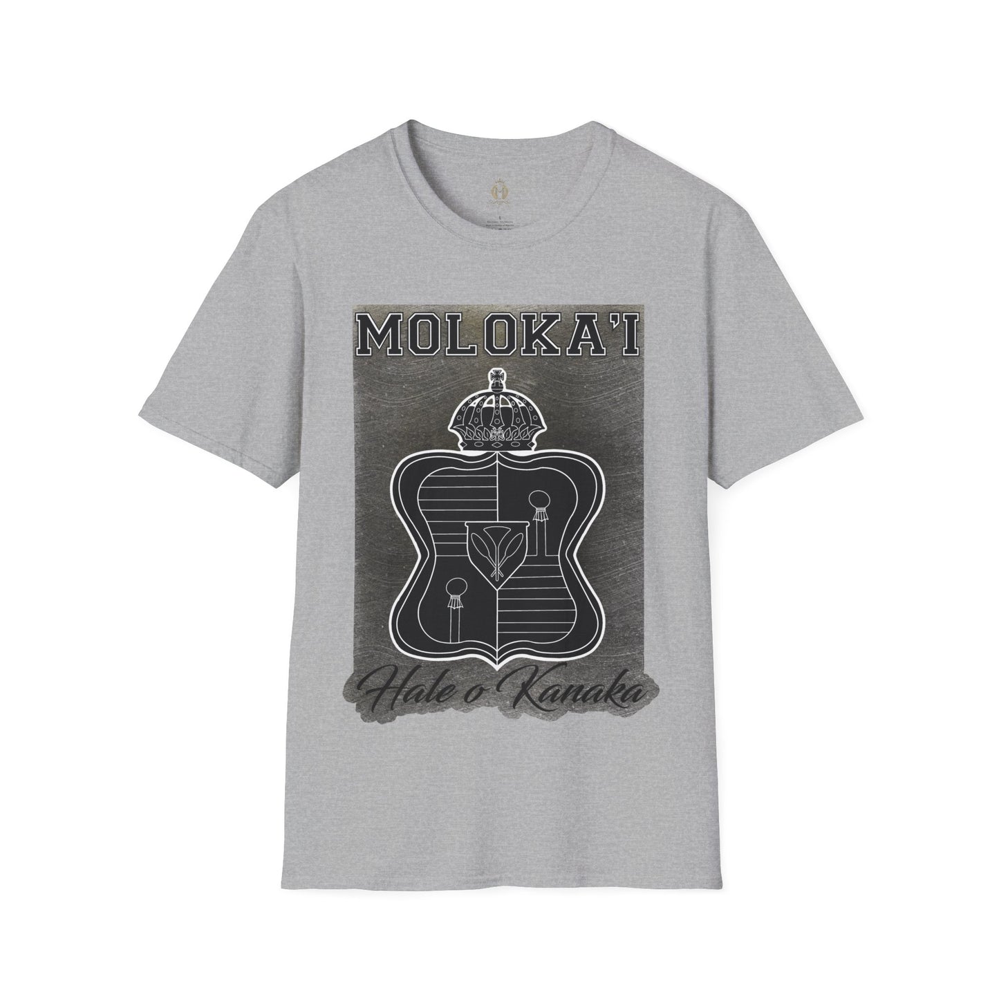 Hale O Kanaka - Crest - Moloka’i -Unisex Softstyle T-Shirt