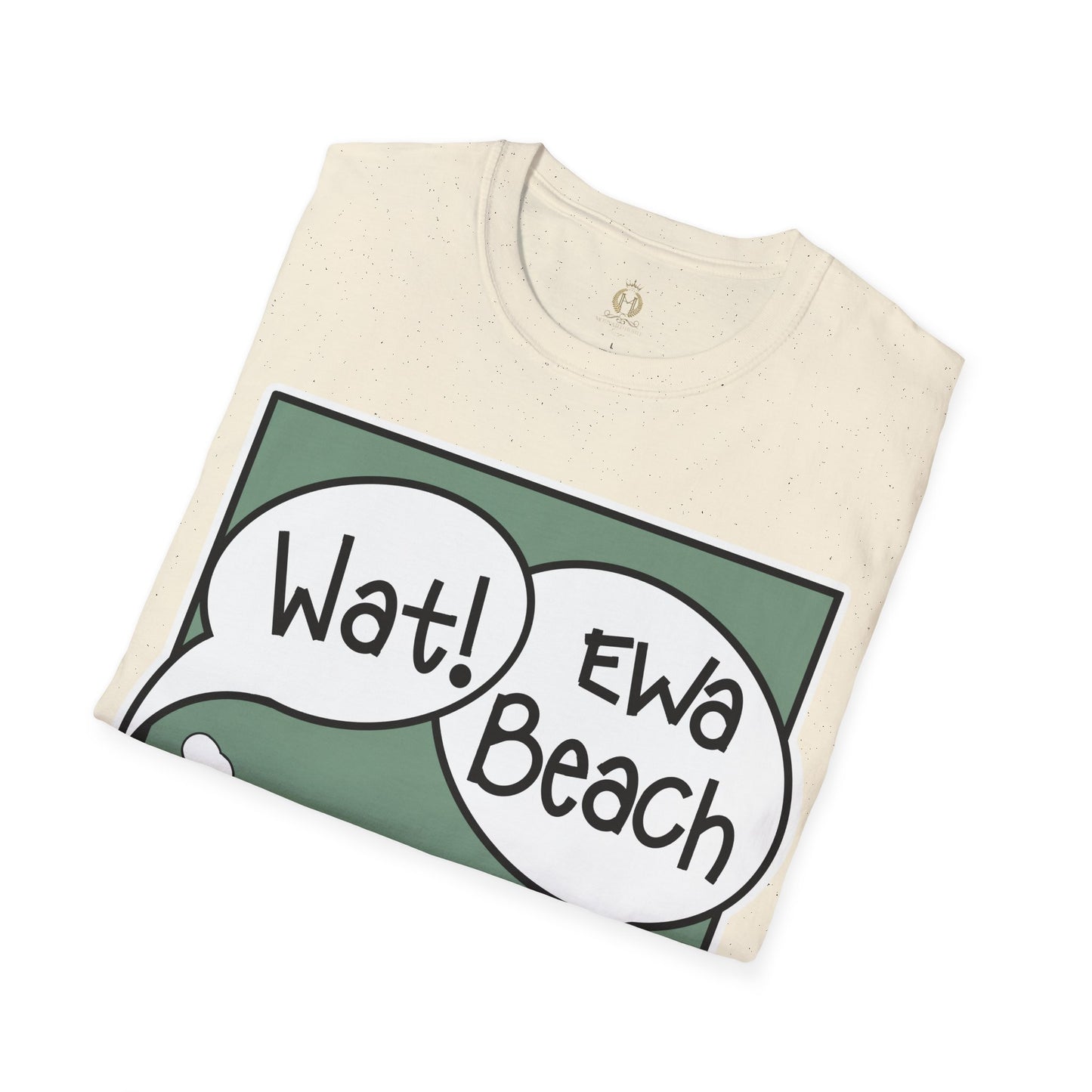 Wat Ewa Beach Dr. Aisus - Green -Unisex Softstyle T-Shirt