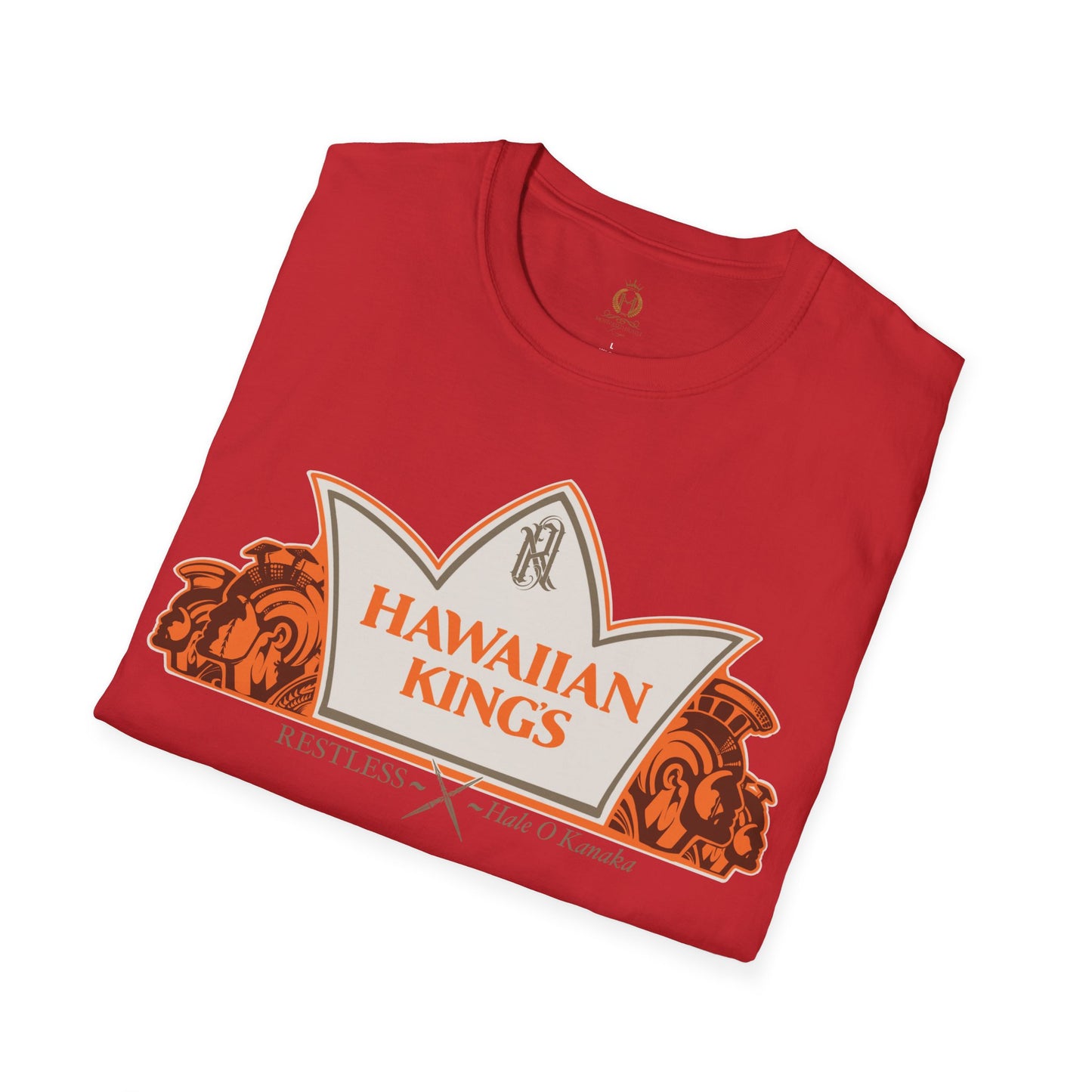 LIMITED EDITION Hawaiian Kings - RESTLESS x Hale O Kanaka Collab - MHK - Unisex Softstyle T-Shirt