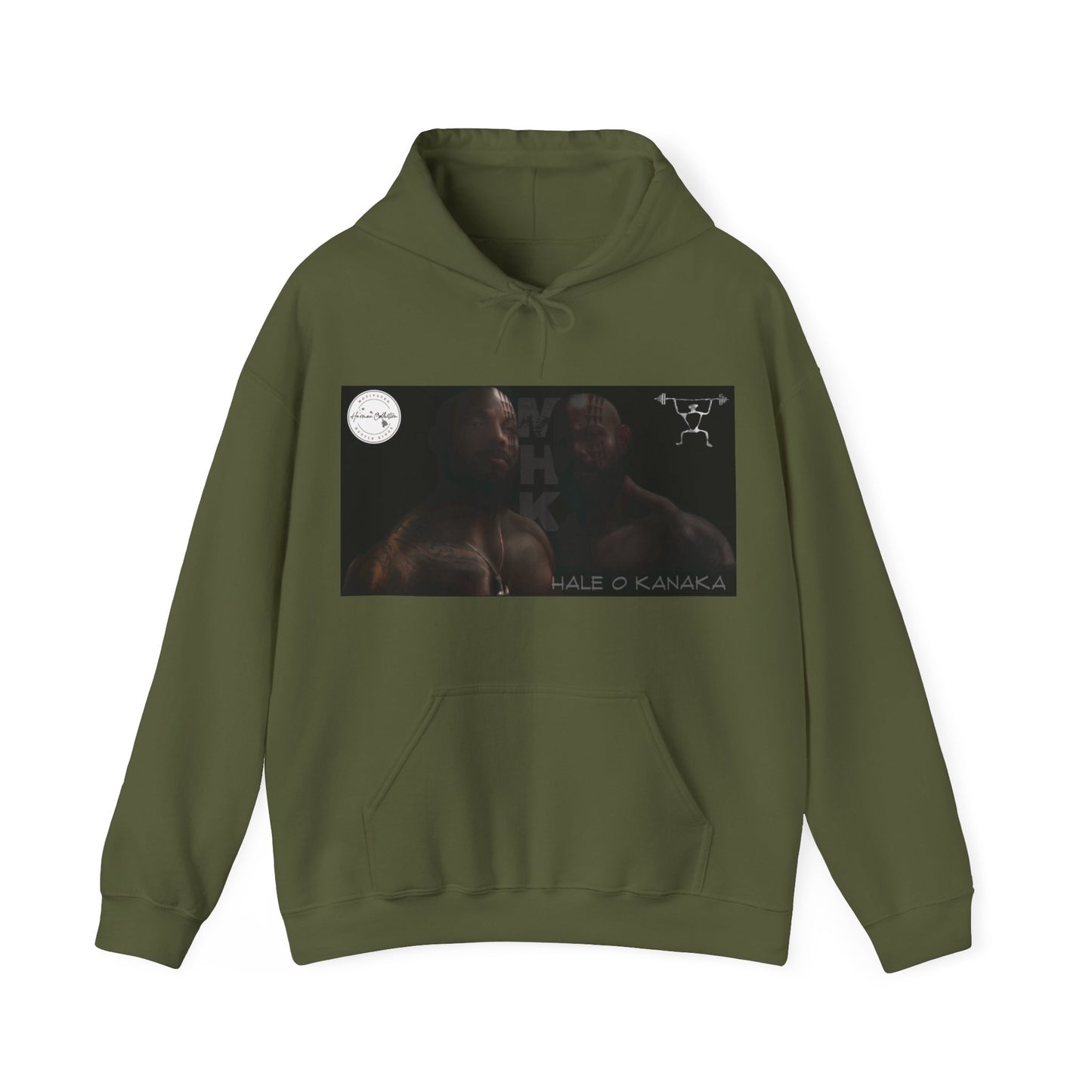 Hale O Kanaka - Da Māhoe - MHK - Unisex Heavy Blend™ Hooded Sweatshirt