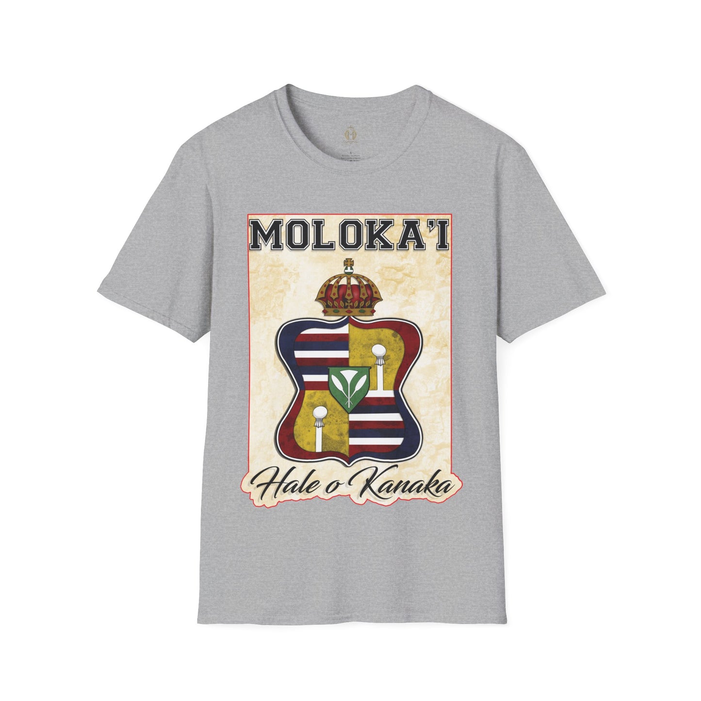 Hale O Kanaka - Crest - Moloka’i -Unisex Softstyle T-Shirt