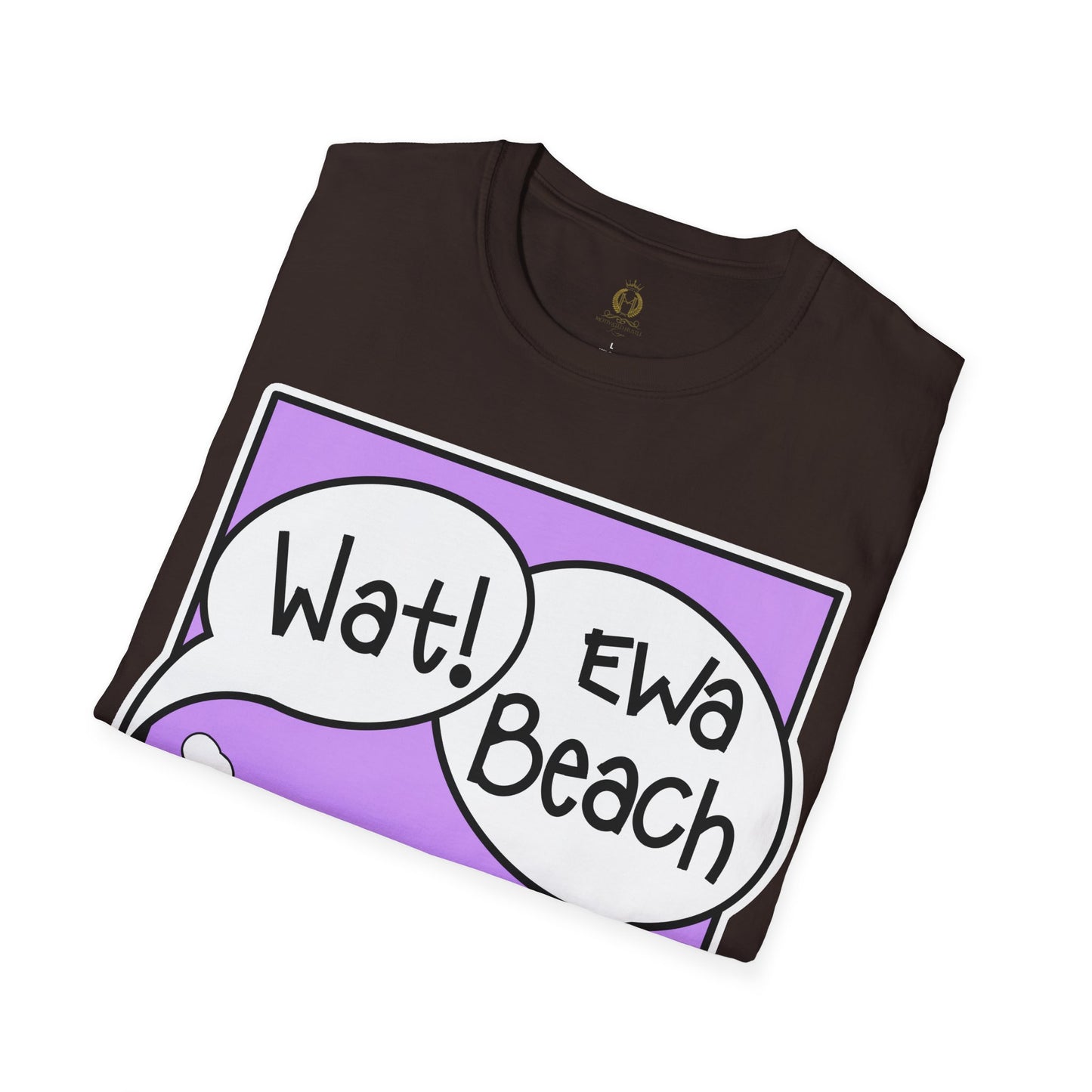 Wat Ewa Beach Dr. Aisus - Purple -Unisex Softstyle T-Shirt