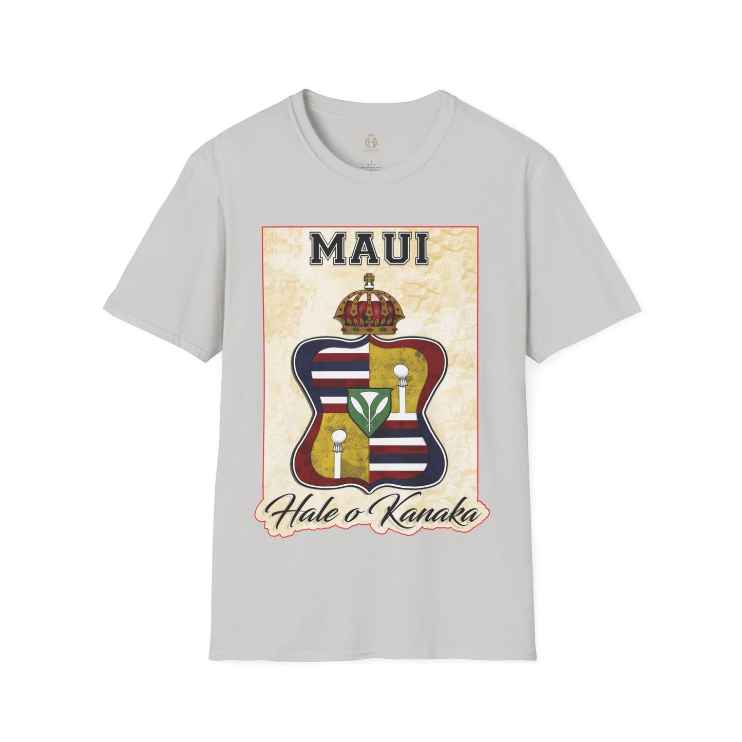 Hale O Kanaka - Crest - Maui -Unisex Softstyle T-Shirt