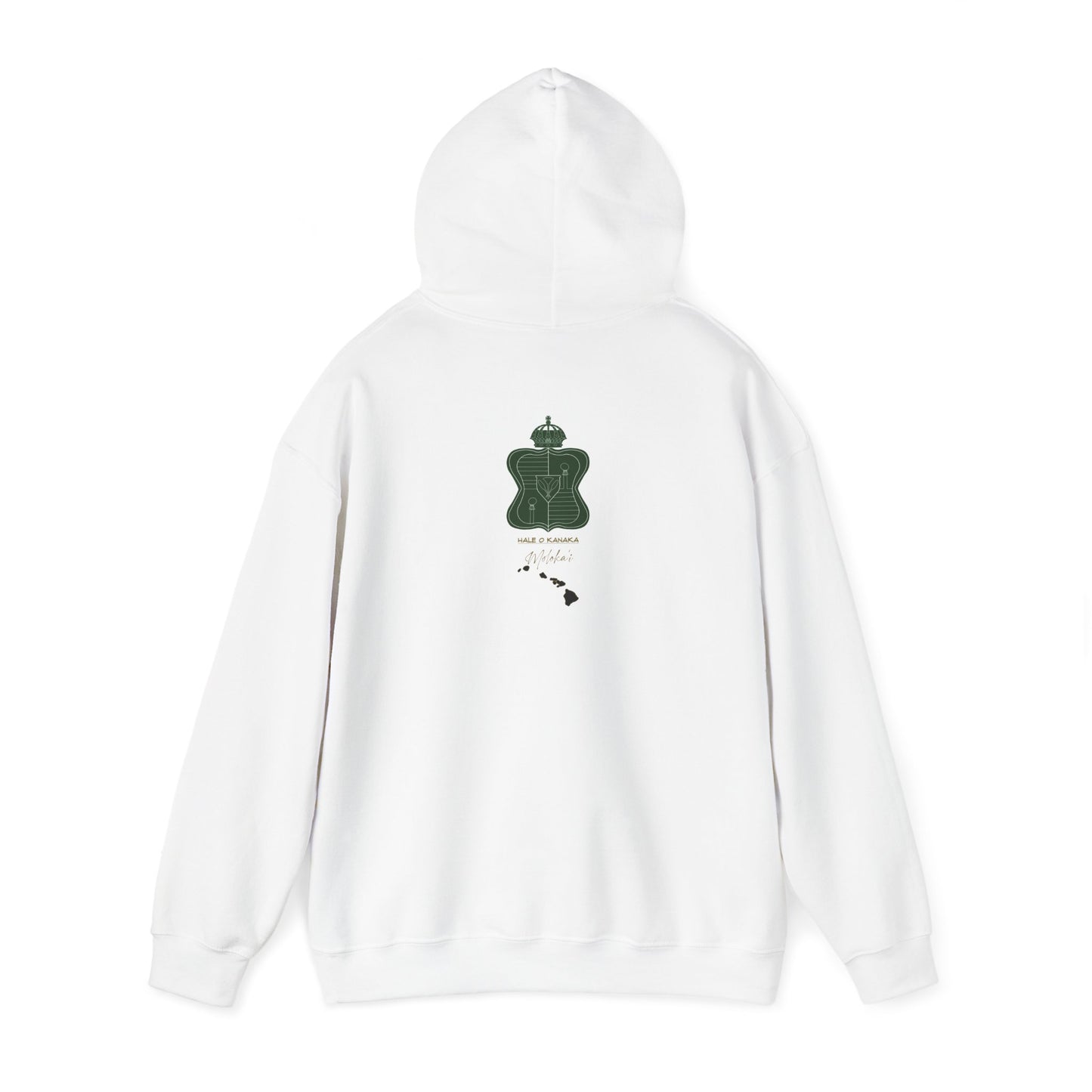 Hale O Kanaka - Crest - Moloka’i - Unisex Heavy Blend™ Hooded Sweatshirt