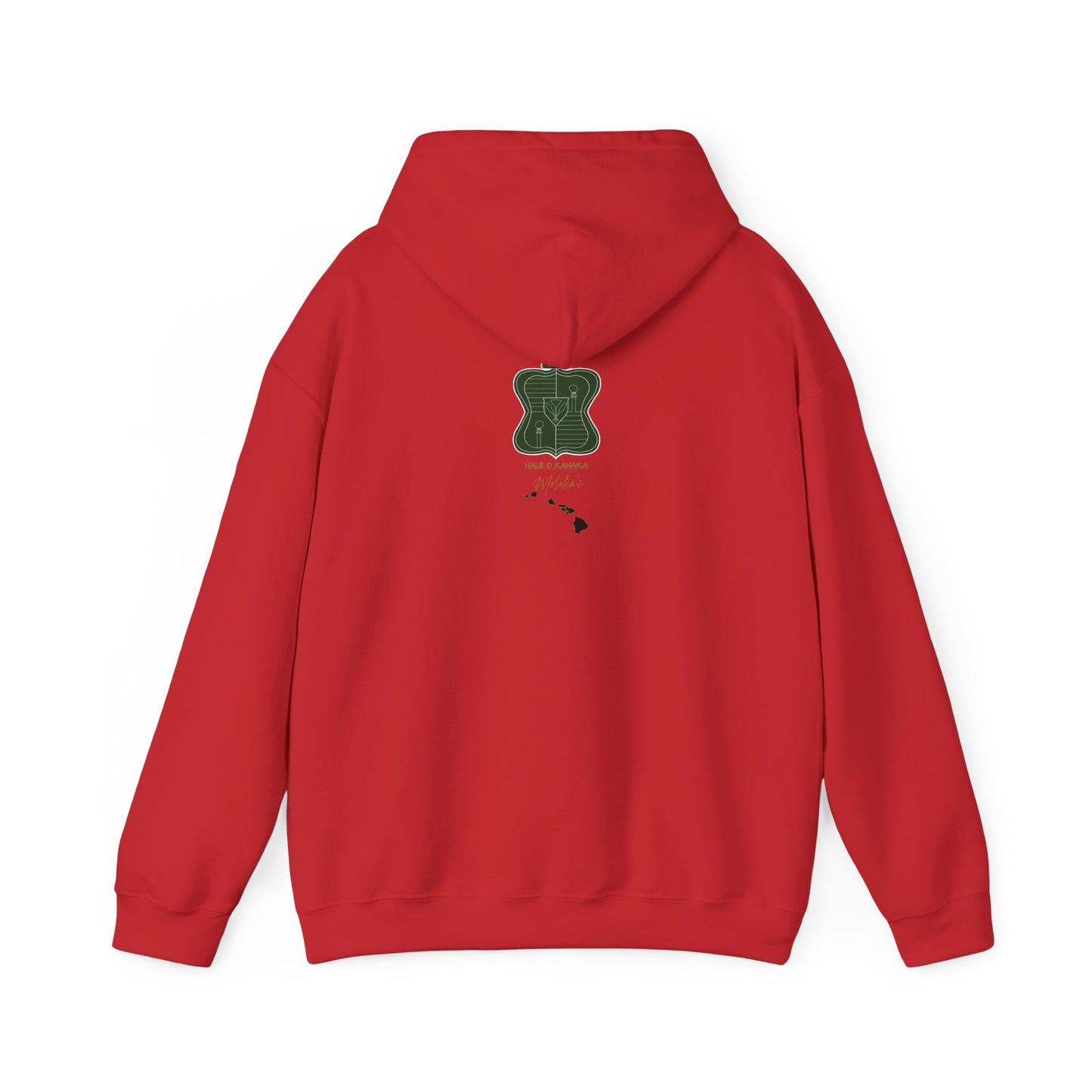 Hale O Kanaka - Crest - Moloka’i - Unisex Heavy Blend™ Hooded Sweatshirt