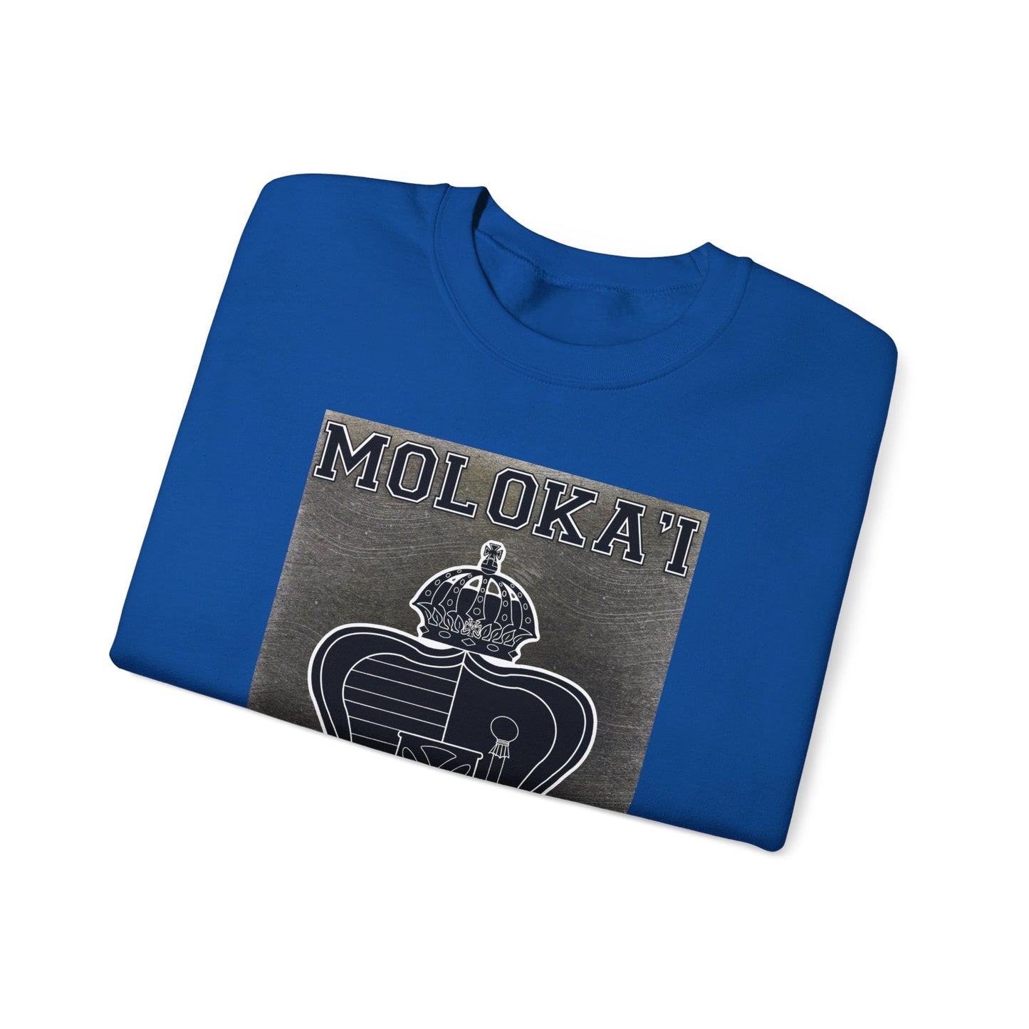 Hale O Kanaka - Crest - Moloka’i - Unisex Heavy Blend™ Crewneck Sweatshirt