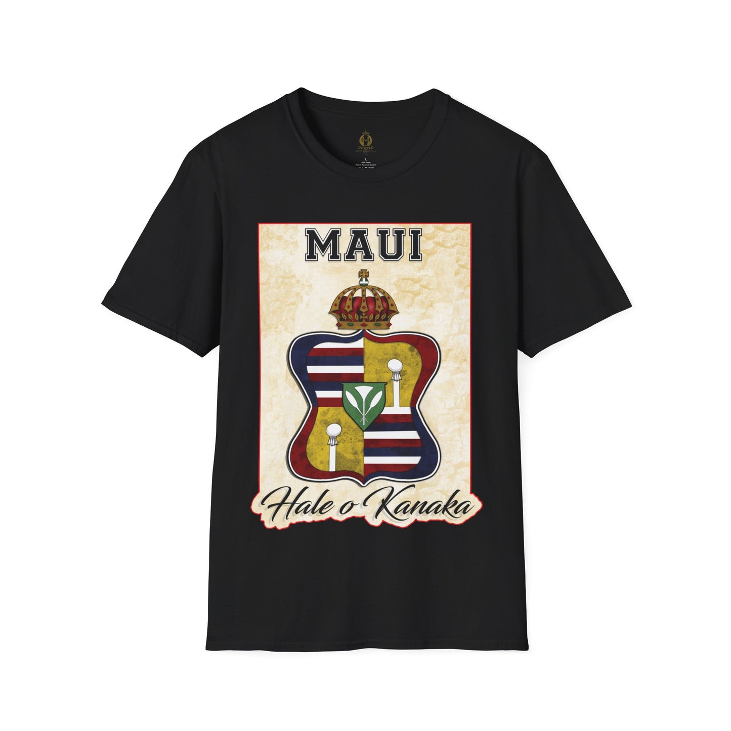 Hale O Kanaka - Crest - Maui -Unisex Softstyle T-Shirt