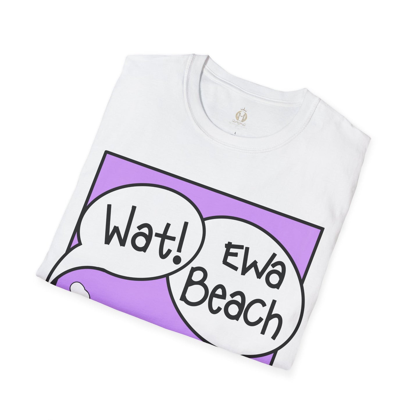 Wat Ewa Beach Dr. Aisus - Purple -Unisex Softstyle T-Shirt