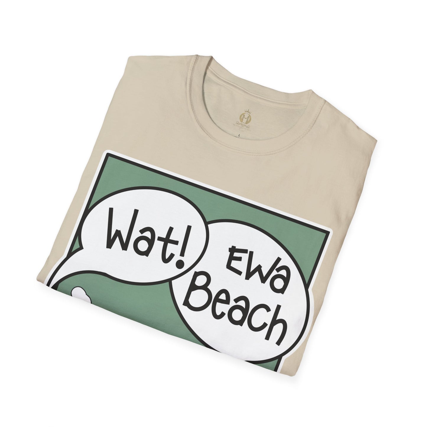 Wat Ewa Beach Dr. Aisus - Green -Unisex Softstyle T-Shirt