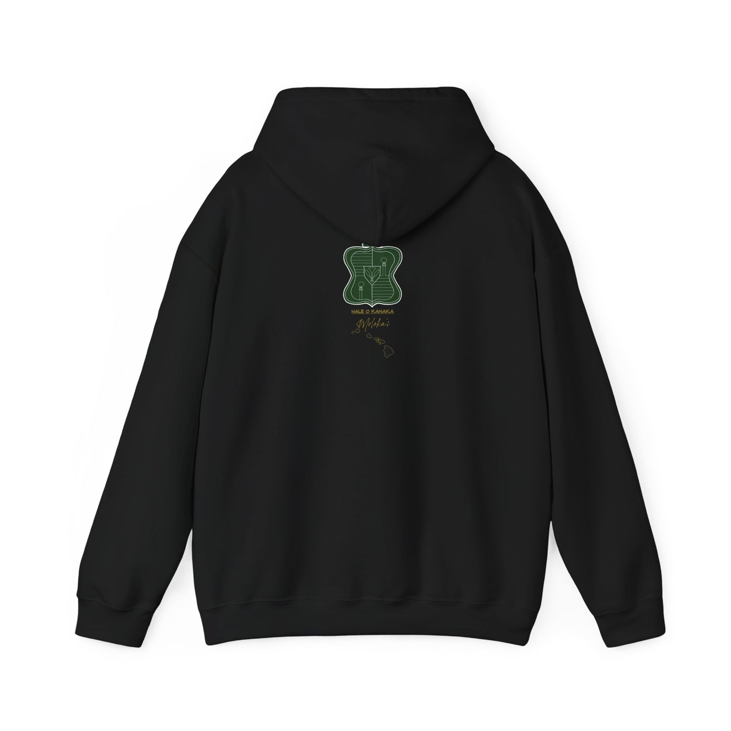 Hale O Kanaka - Crest - Moloka’i - Unisex Heavy Blend™ Hooded Sweatshirt
