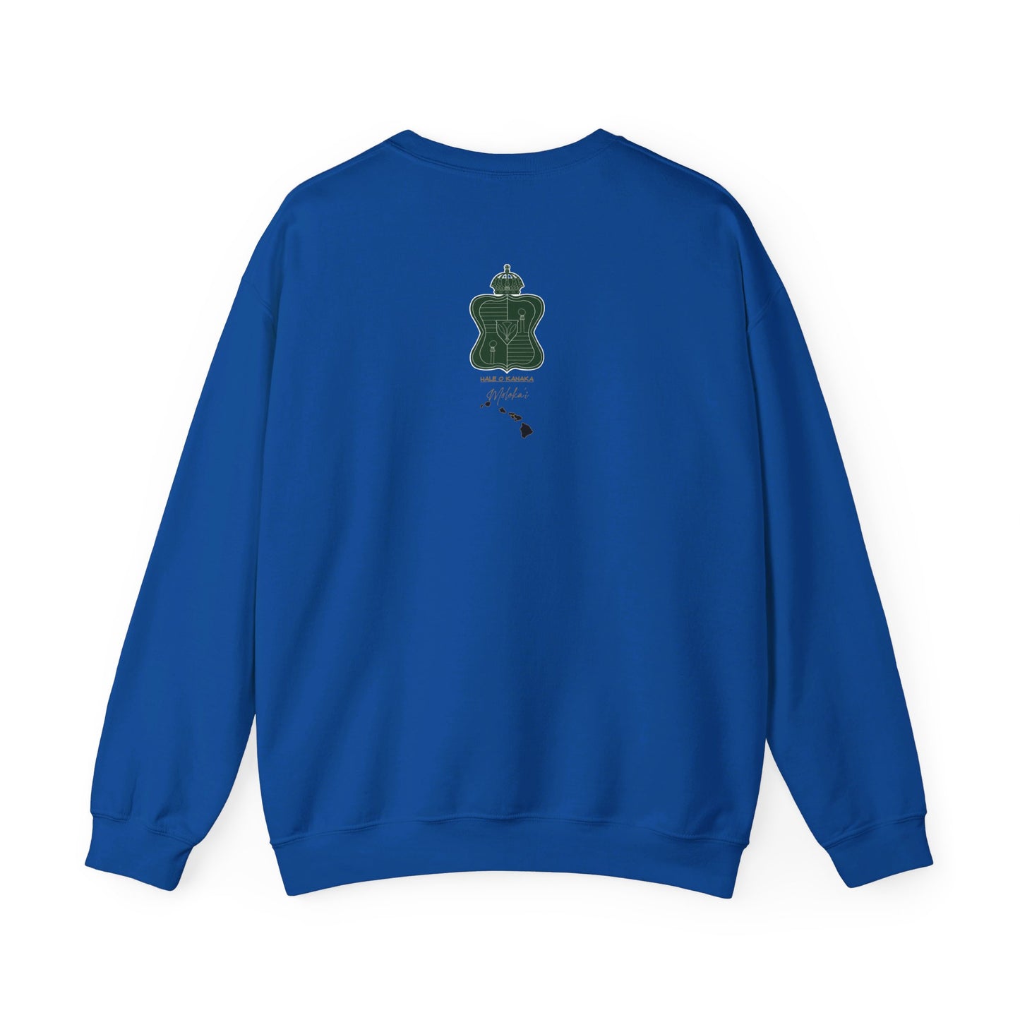 Hale O Kanaka - Crest - Moloka’i - Unisex Heavy Blend™ Crewneck Sweatshirt