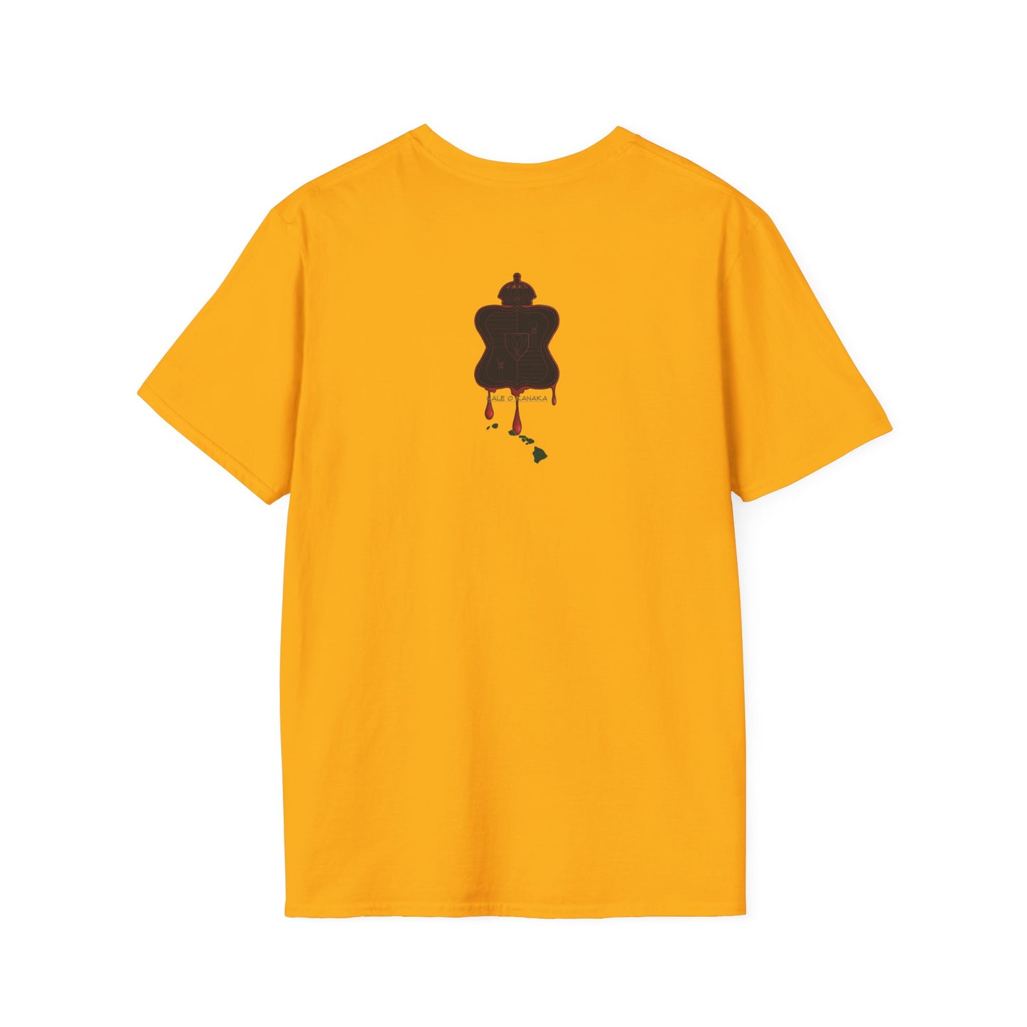 Hale O Kanaka - Koko Crest - Da Koko drip -Unisex Softstyle T-Shirt