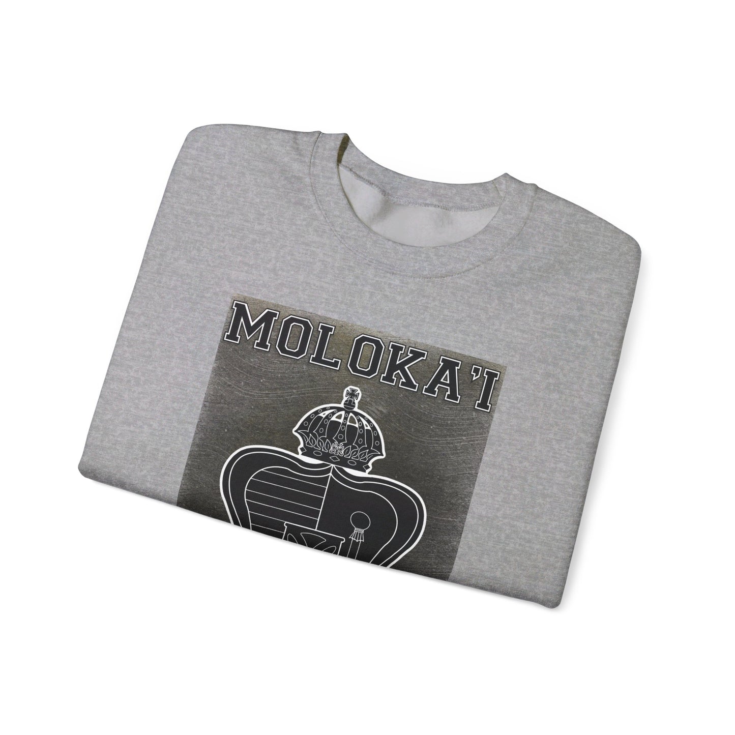 Hale O Kanaka - Crest - Moloka’i - Unisex Heavy Blend™ Crewneck Sweatshirt