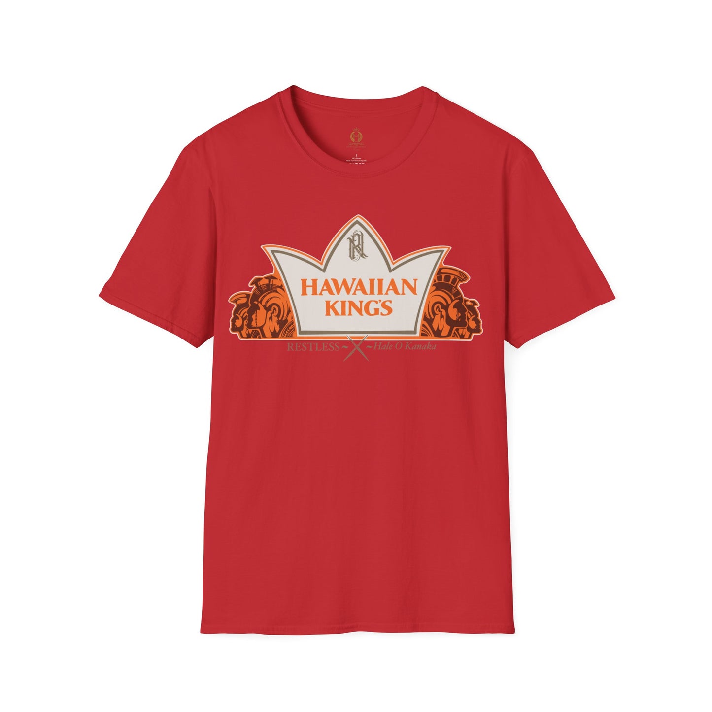 LIMITED EDITION Hawaiian Kings - RESTLESS x Hale O Kanaka Collab - MHK - Unisex Softstyle T-Shirt