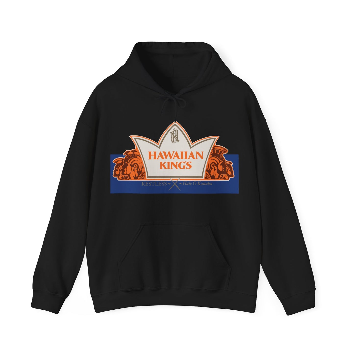 LIMITED EDITION Hawaiian Kings - RESTLESS x Hale O Kanaka Collab - MHK - Unisex Heavy Blend™ Hooded Sweatshirt